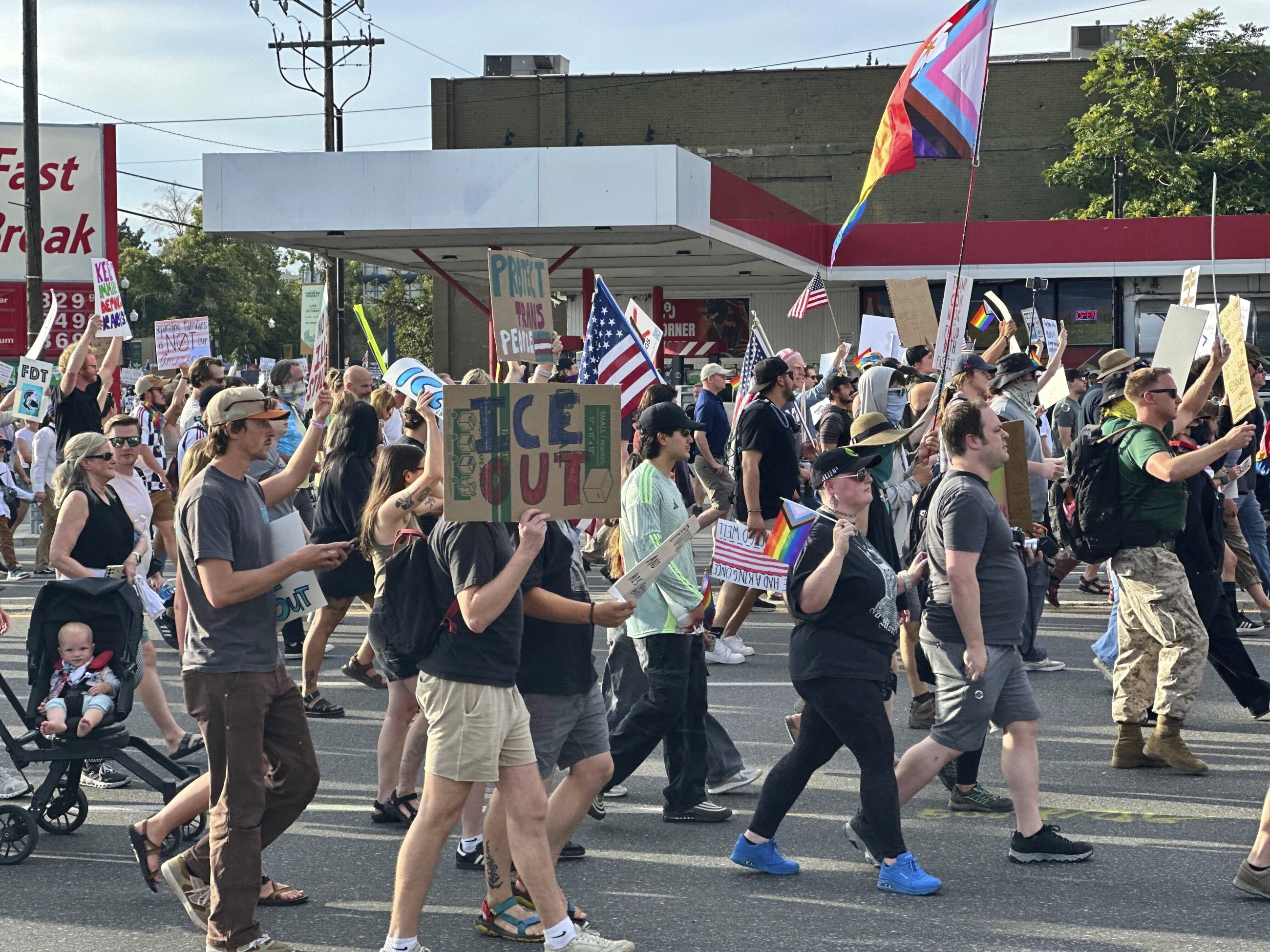 Protester shot and killed at ‘No Kings’ rally in Utah, police say