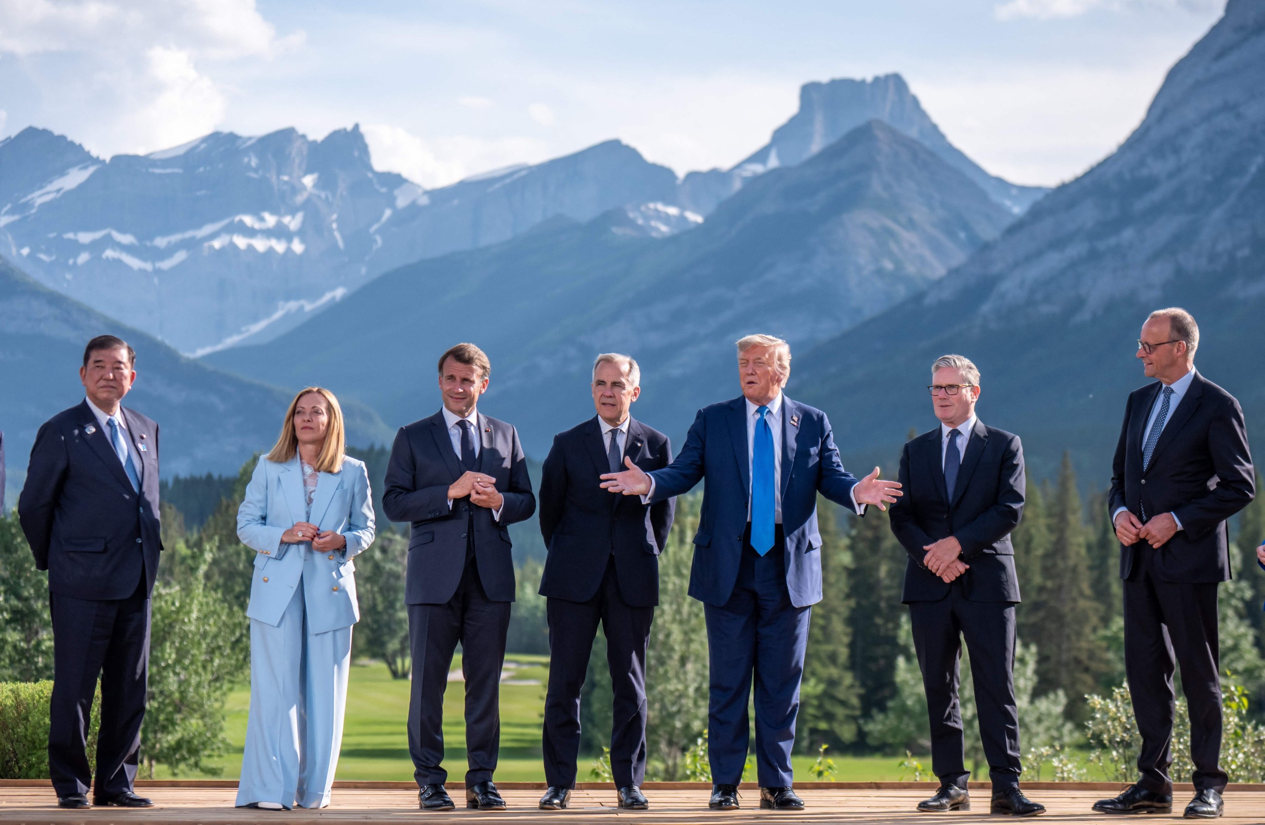 G7 urges Middle East de-escalation as Trump makes hasty summit exit