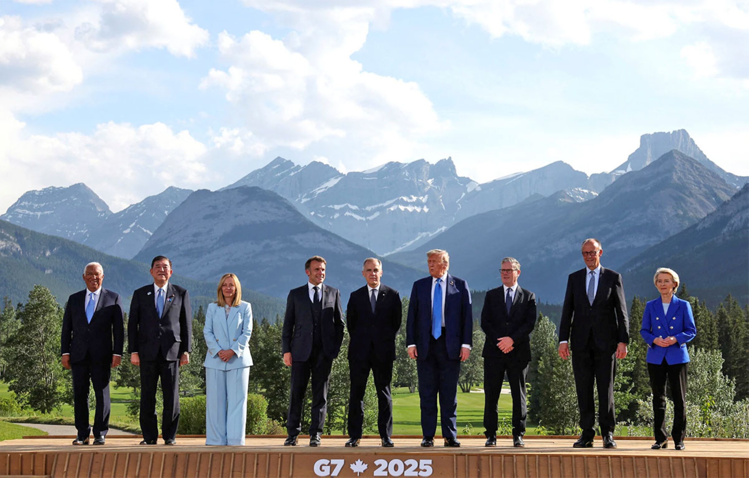G7 leaders try to salvage their summit after Trump's early exit