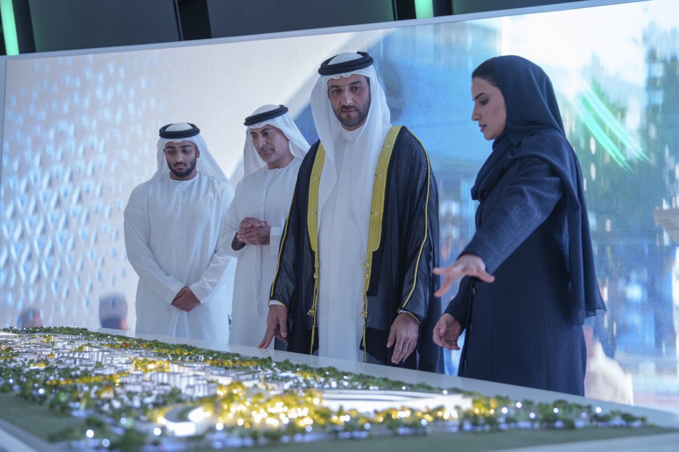 Sheikh Sultan Bin Ahmed attends Khalid Bin Sultan City Project launch