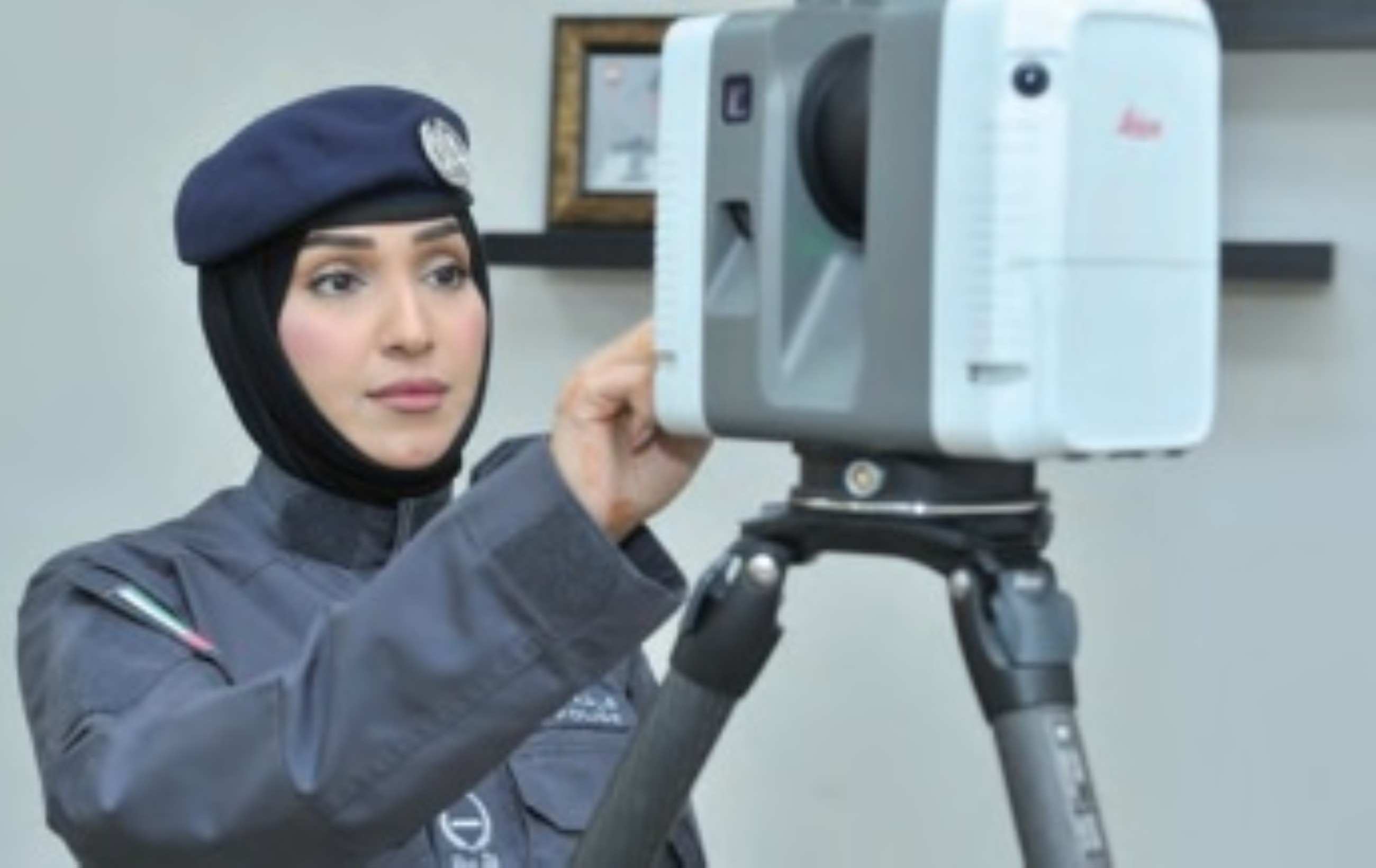 Adhraa Al Zaabi is Abu Dhabi Police’s first female officer to specialise in crime scene sketching