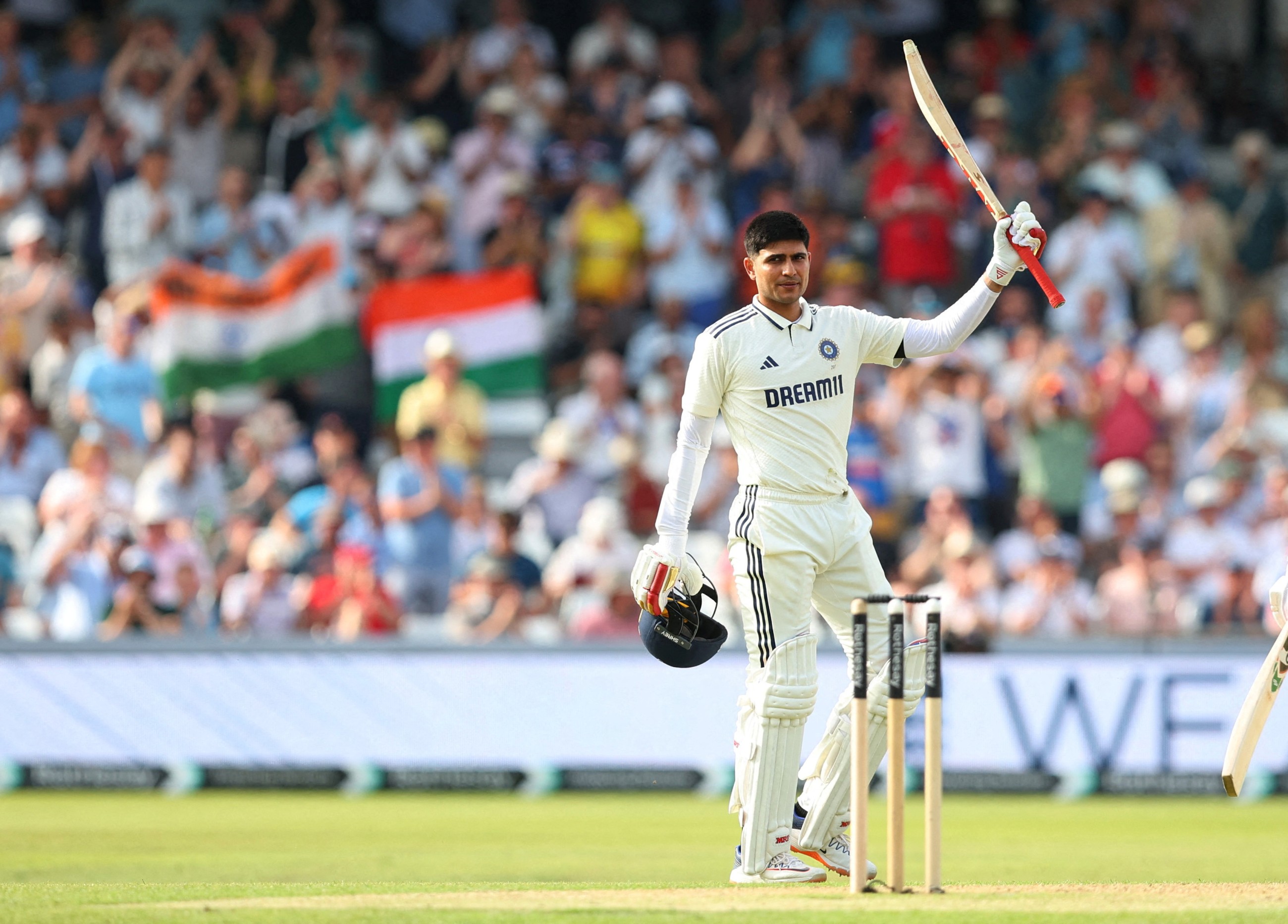 Gill, Jaiswal hit centuries to put India in command