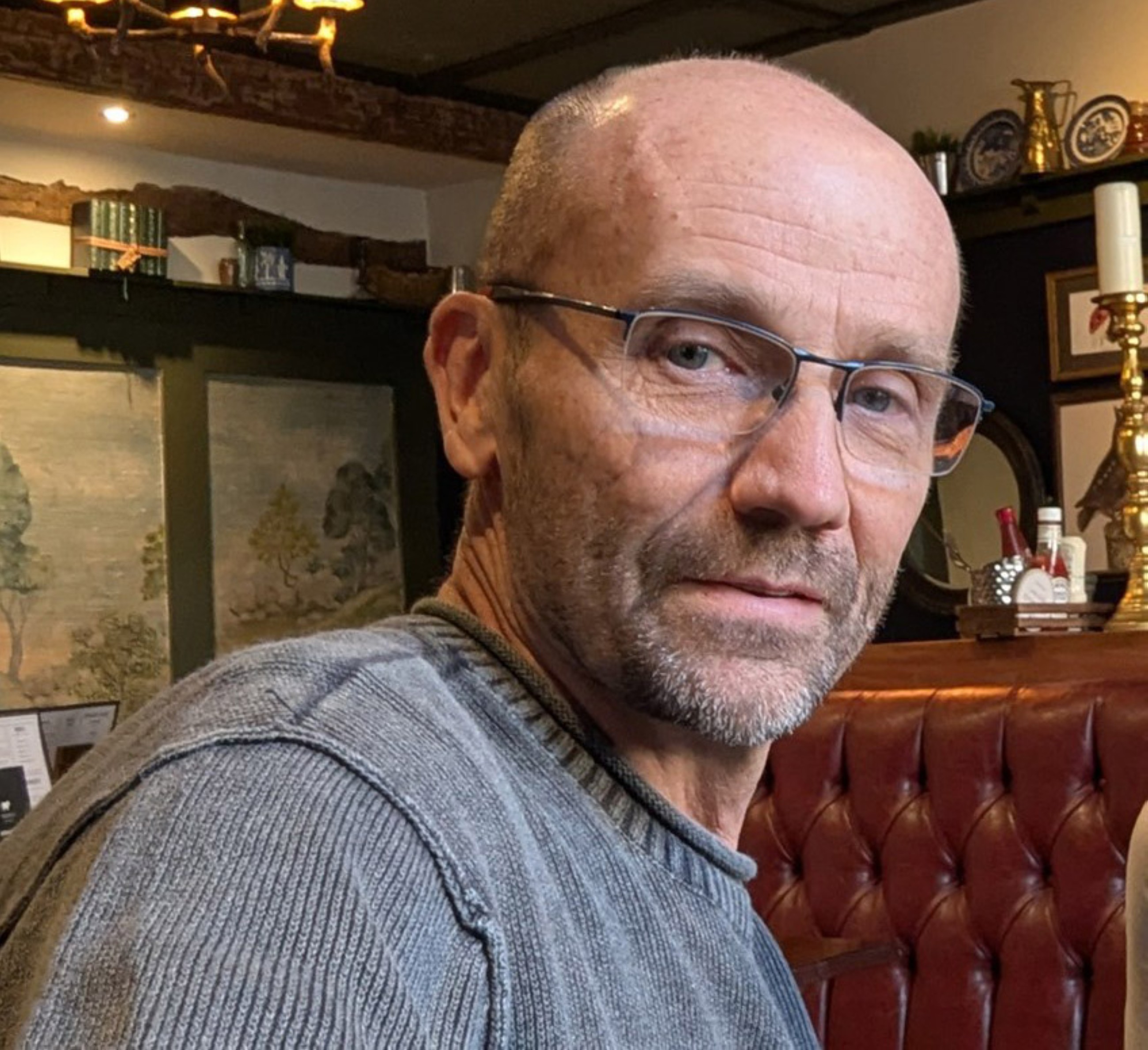 Canvas and sky: Reputed artist Andrew Thompson is also an aircraft engineer