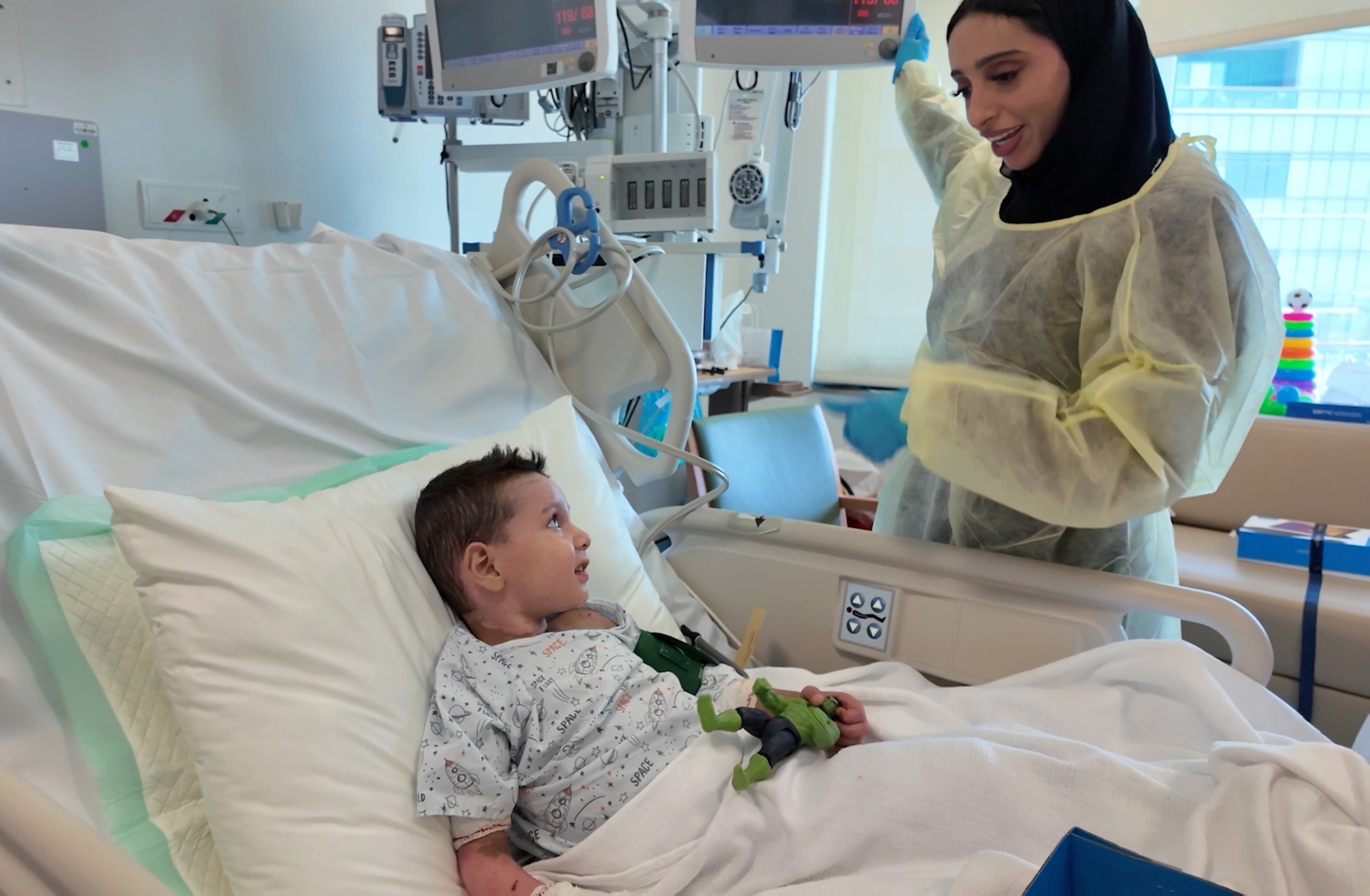 Noble gesture: UAE evacuates critically injured child from Gaza