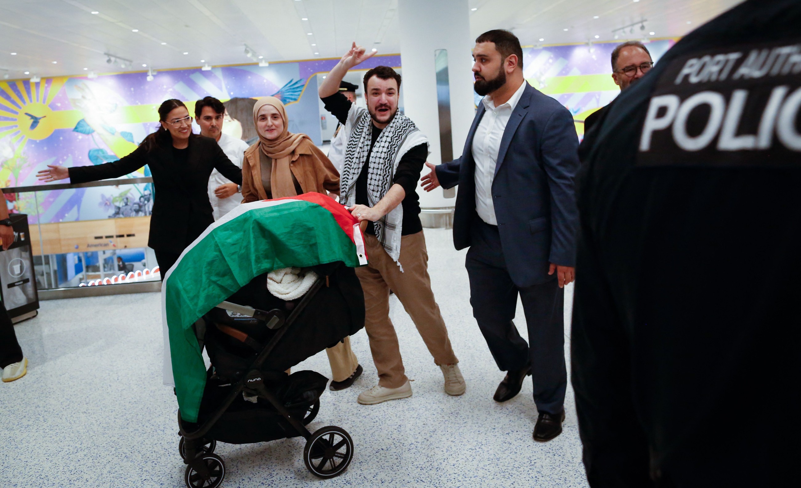 Palestinian activist Khalil vows to continue protesting Israel's war in Gaza after coming back home