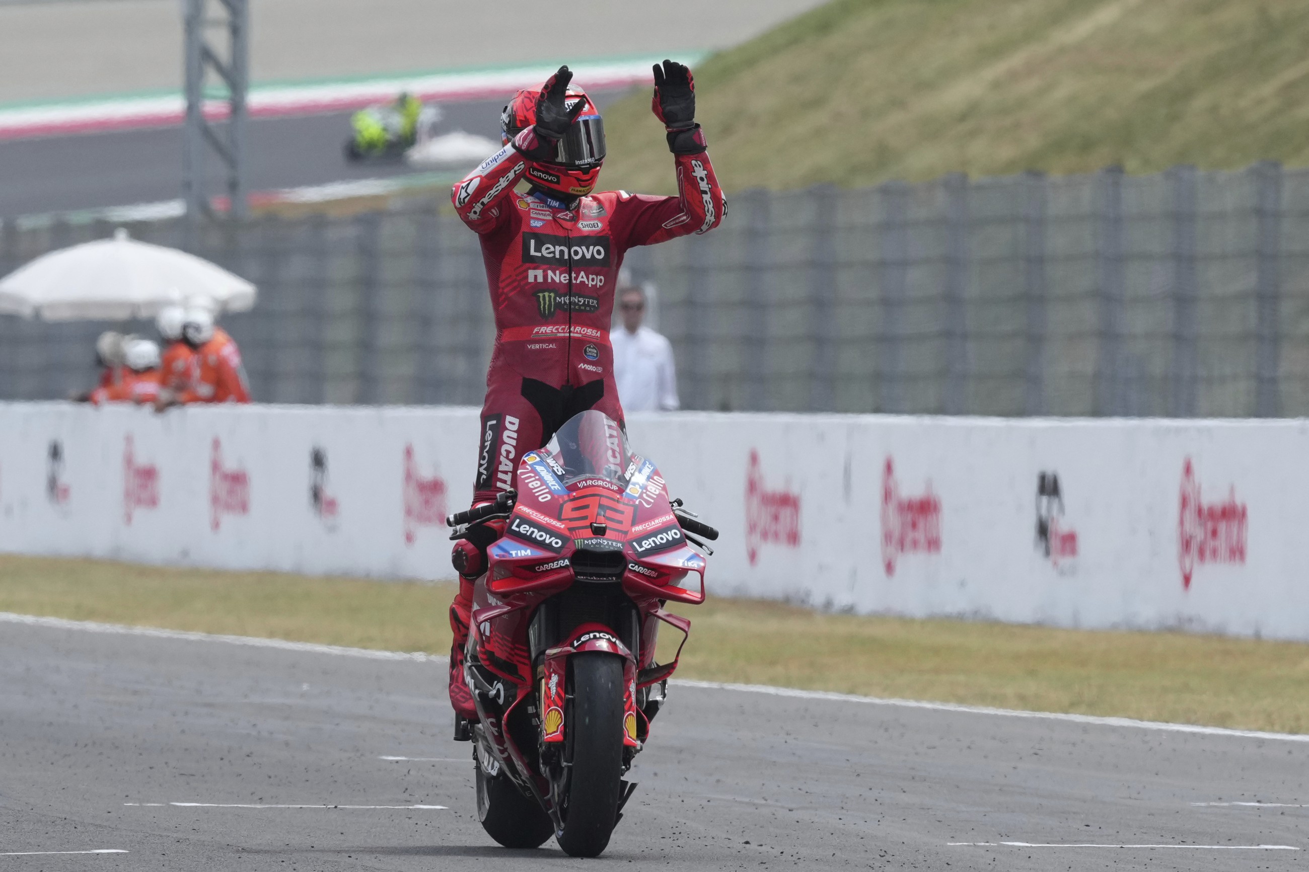 Marquez stars in Italian MotoGP sprint race