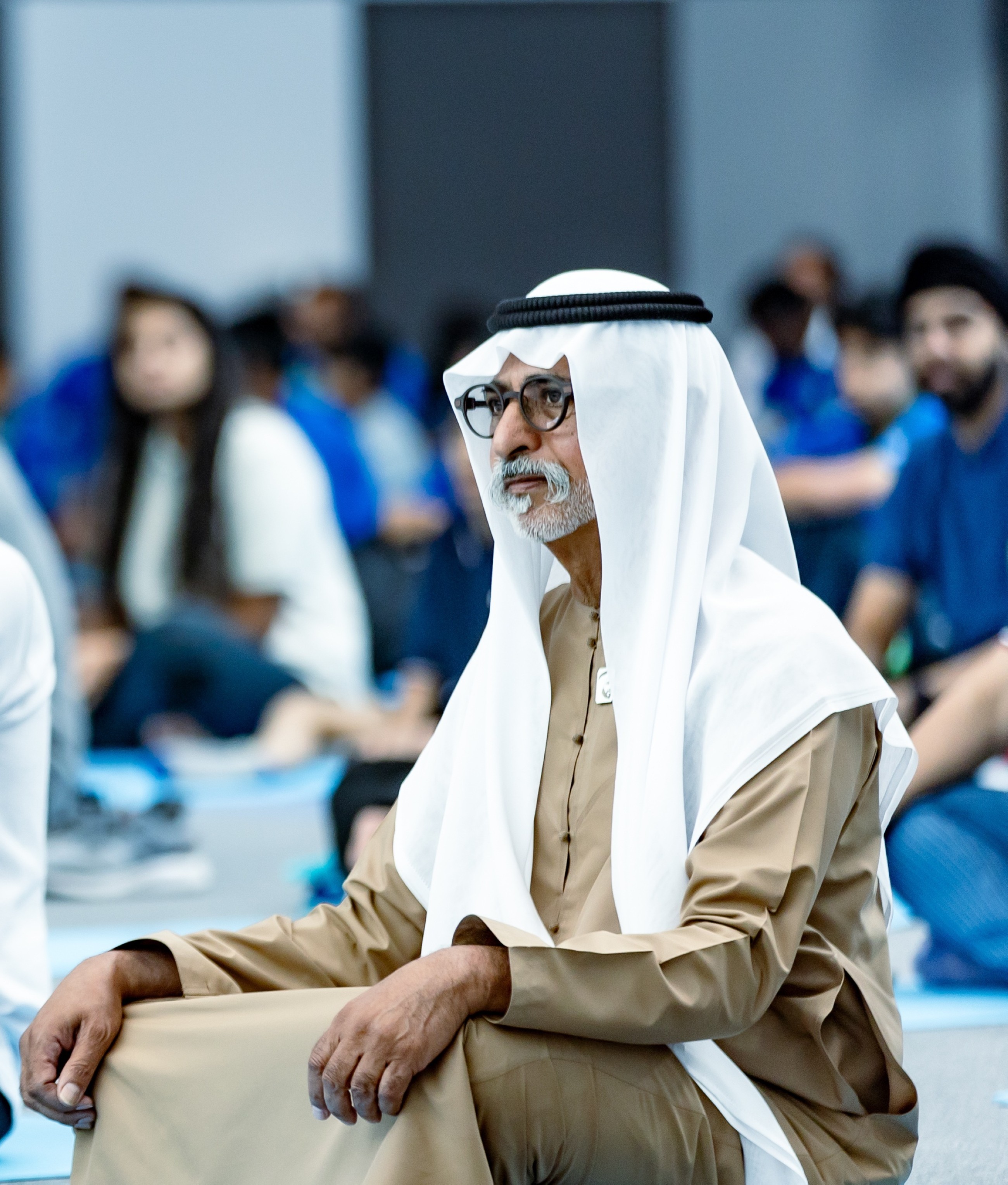 Sheikh Nahyan attends 11th International Day of Yoga celebration in Abu Dhabi