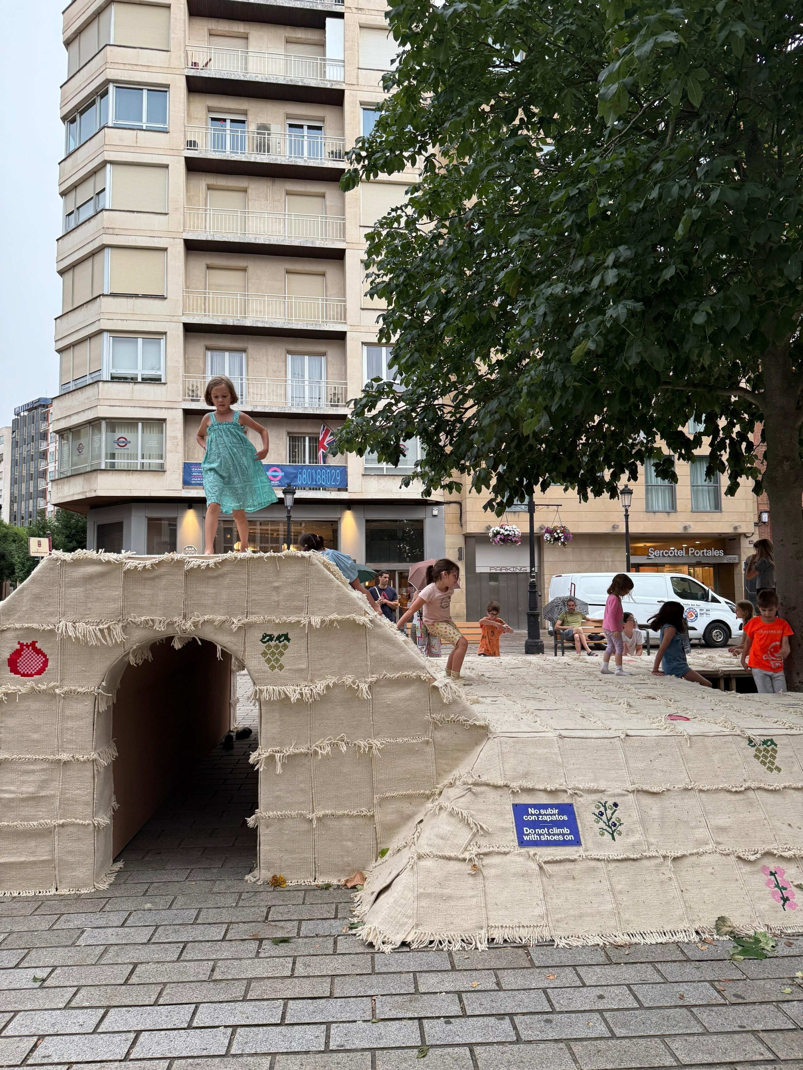 Ithra’s installation by Saudi artist Raghad Al-Ahmed at Spain festival