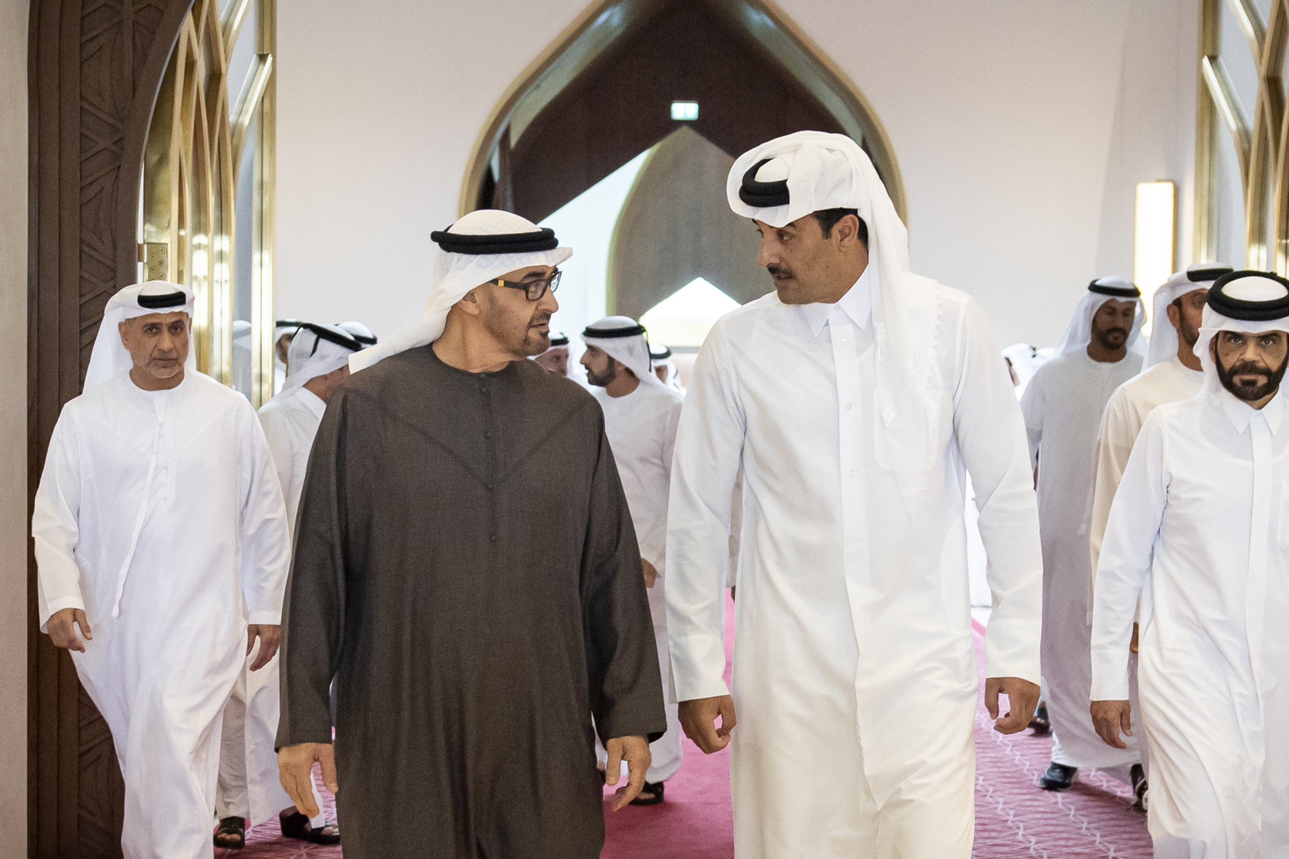 UAE, Qatar leaders seek security, stability in the region