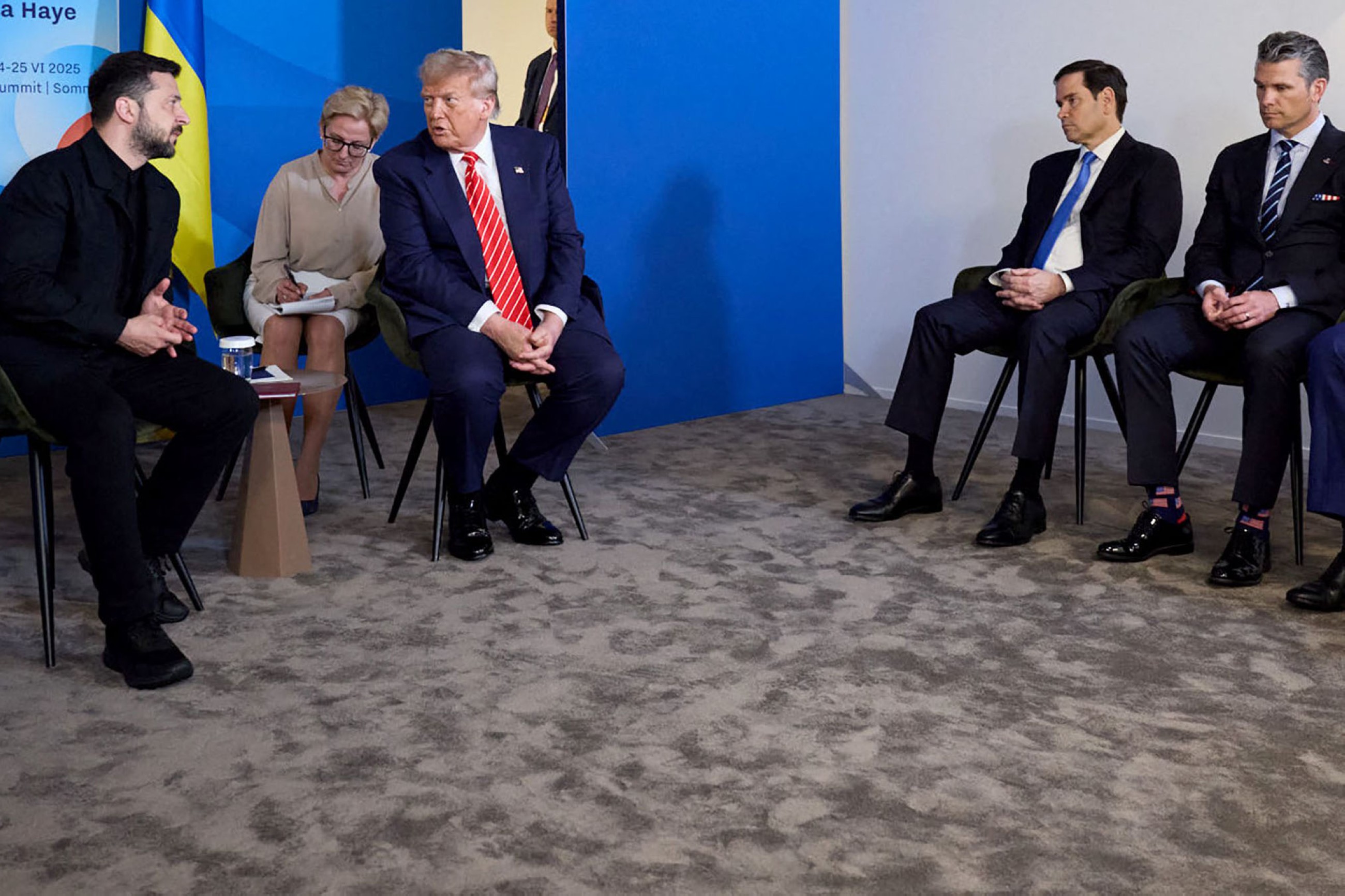 Nato defence spending hike to deter Russia, Trump tells Zelensky