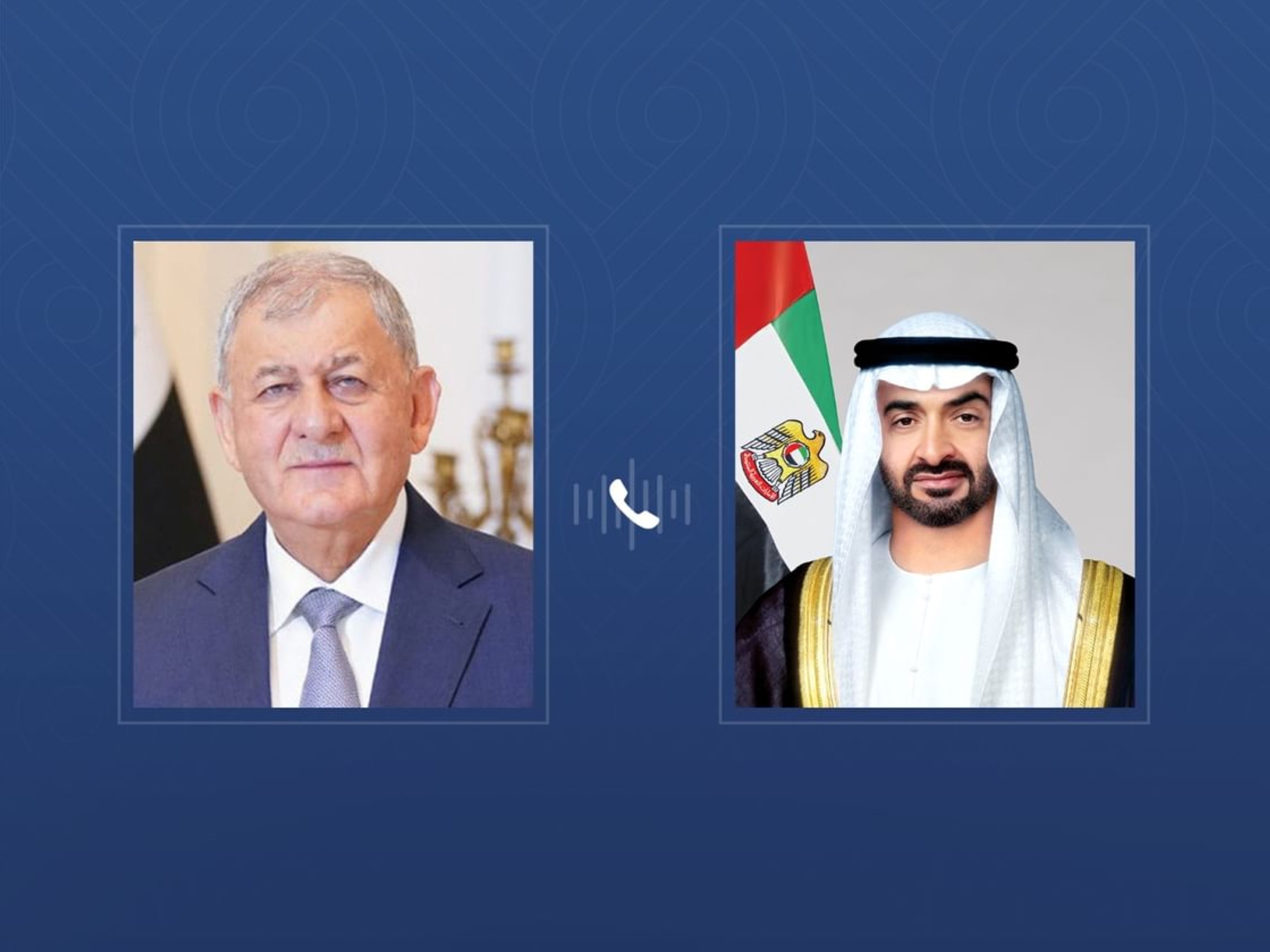 UAE, Iraqi Presidents discuss bilateral relations, regional developments in phone call