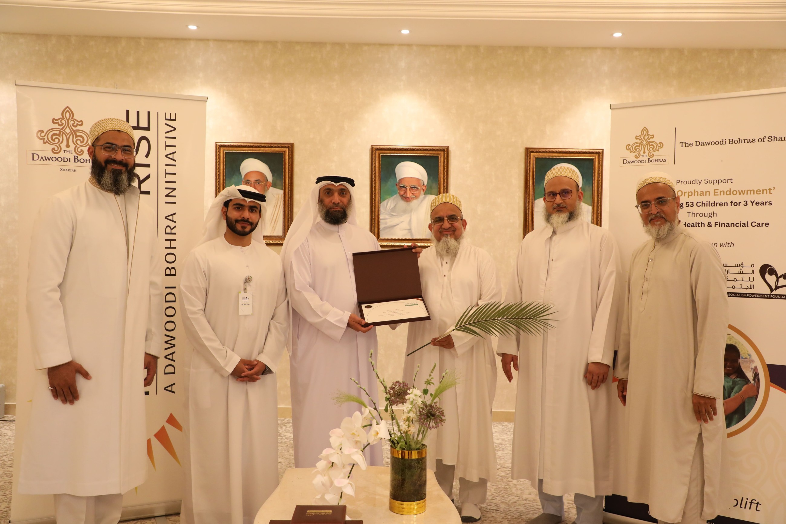 Sultan of Bohra community donates to  Sharjah charity