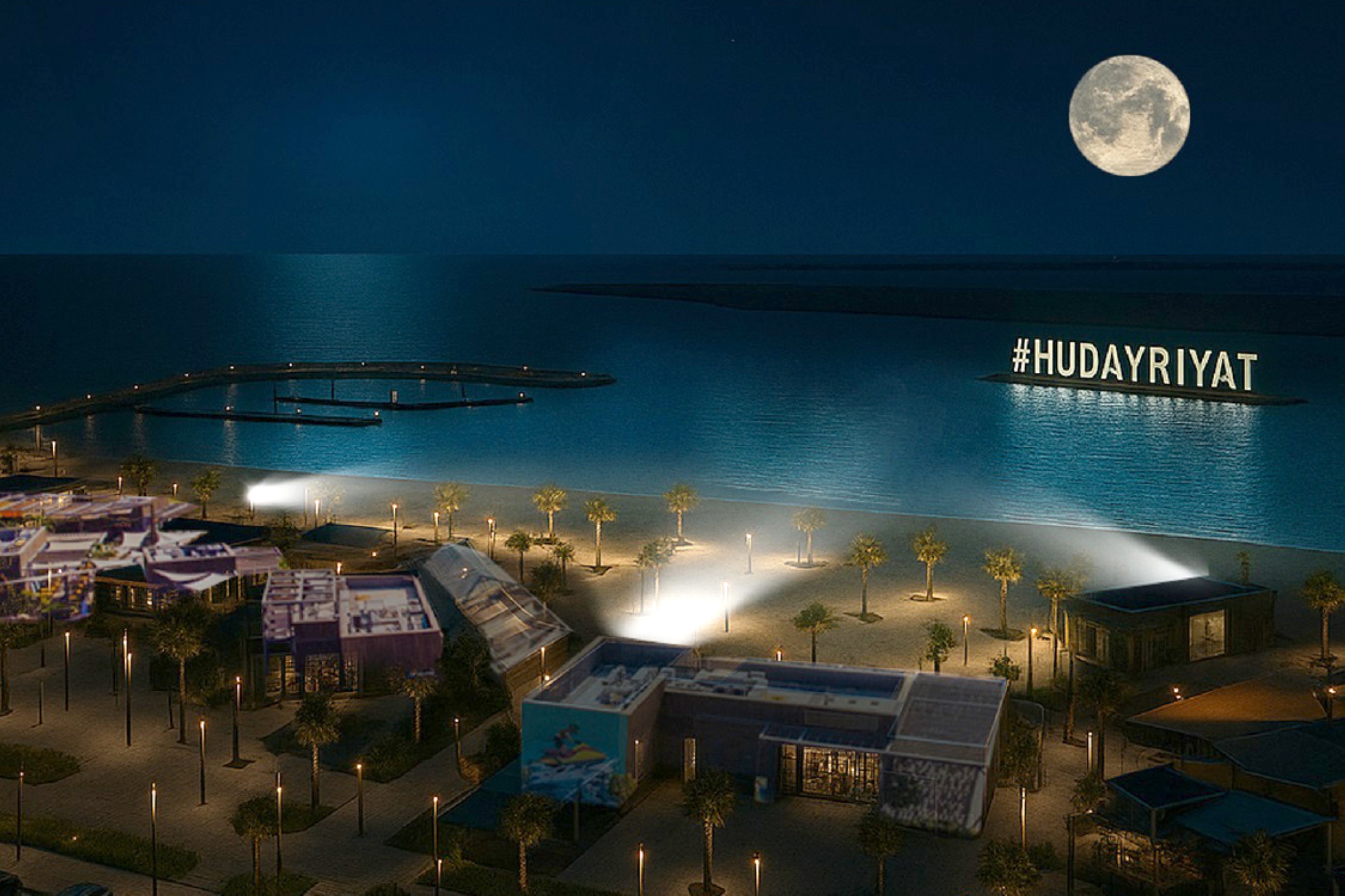 Hudayriyat Island's Marsana East Beach is Abu Dhabi's first night swimming hotspot