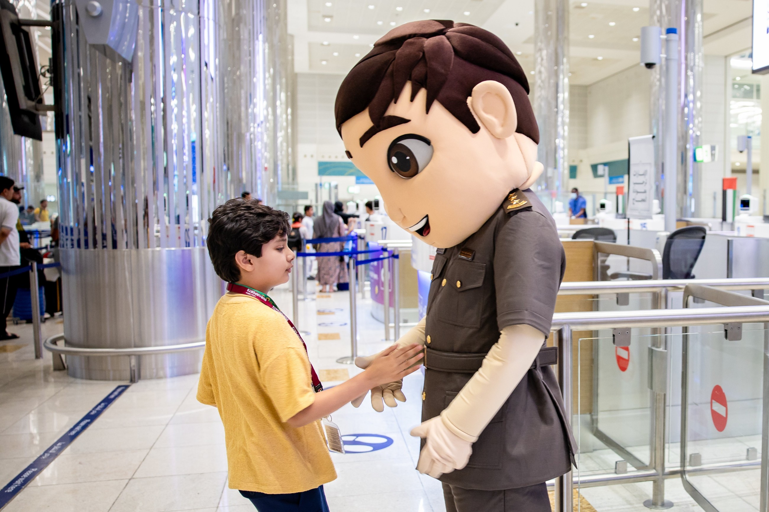 Autistic children simulate travel joys at Dubai International Airport