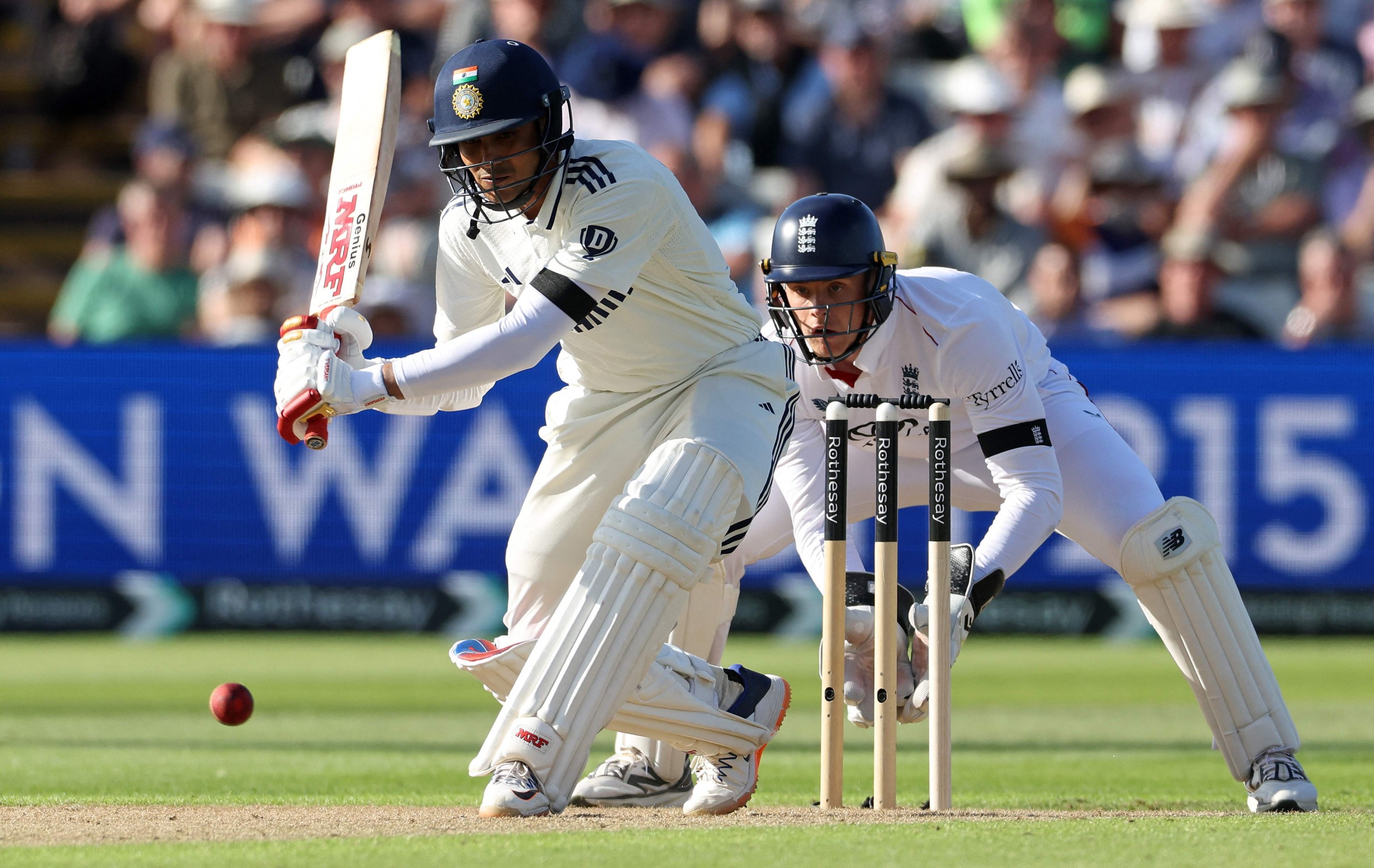 Ton-up Gill frustrates England on opening day of second Test