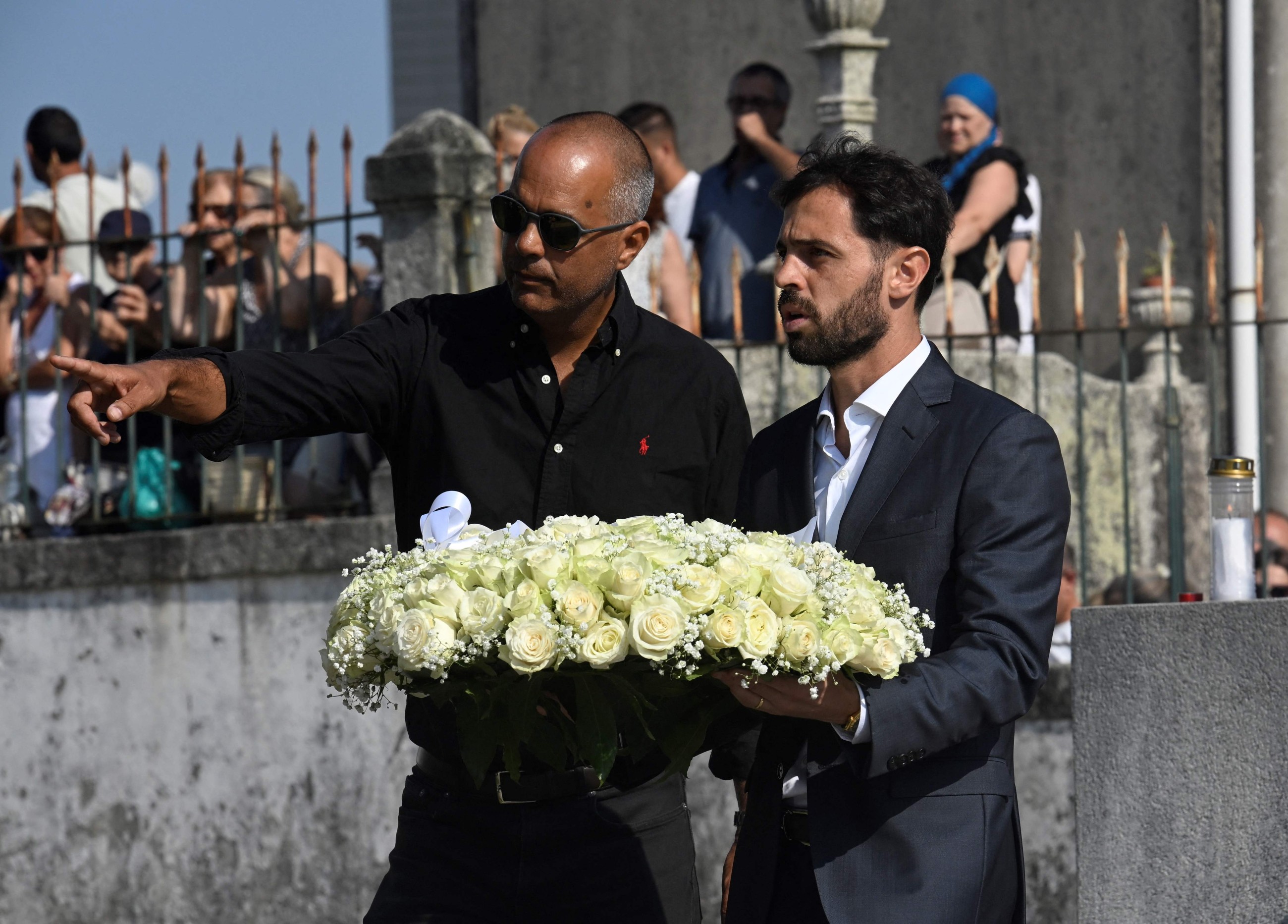 Football stars join family of Liverpool player Jota, brother for funeral