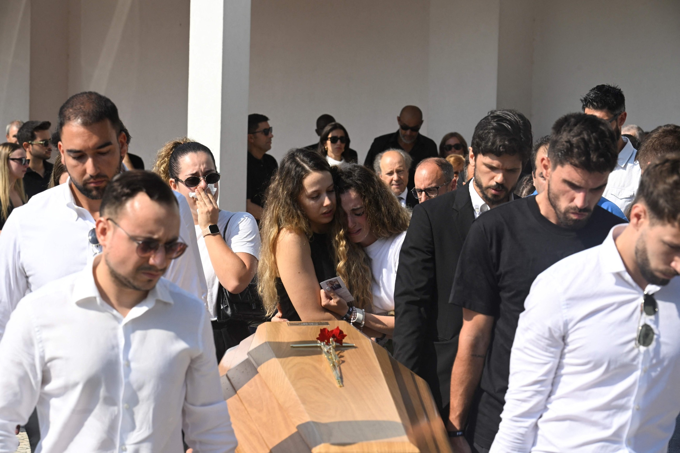 Football stars join family of Liverpool player Jota, brother for funeral