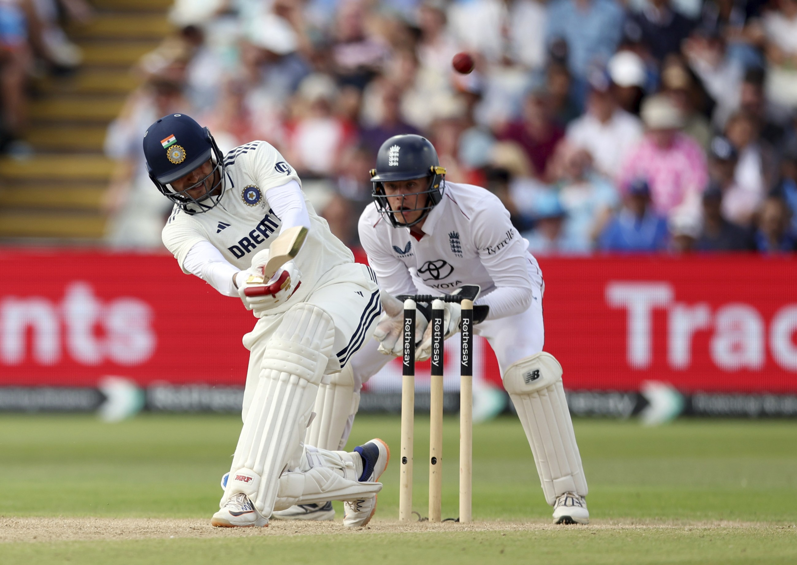 England face uphill task to save Test as Gill hits 2nd ton in match