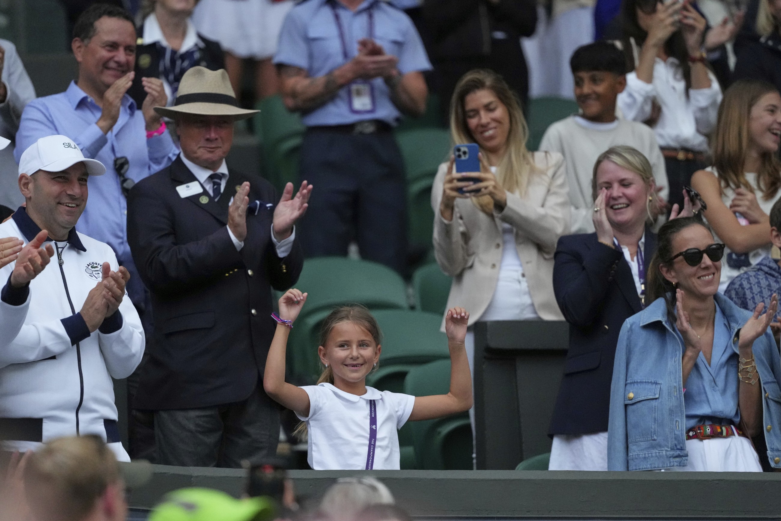Djokovic's daughter steals the show at Wimbledon with her victory dance