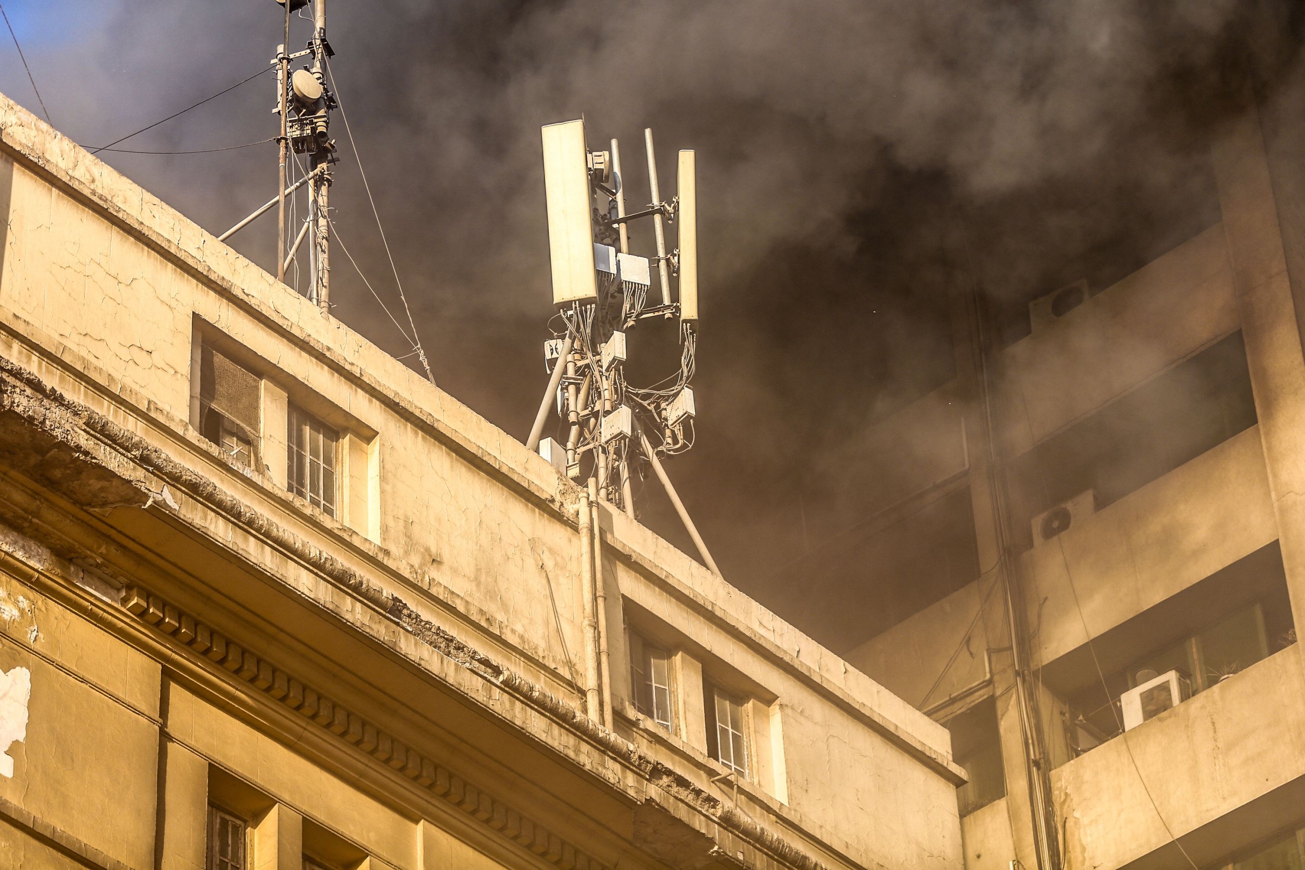 Cairo telecom building fire kills 4, injures 26; limited flight delays after blaze sparks outage