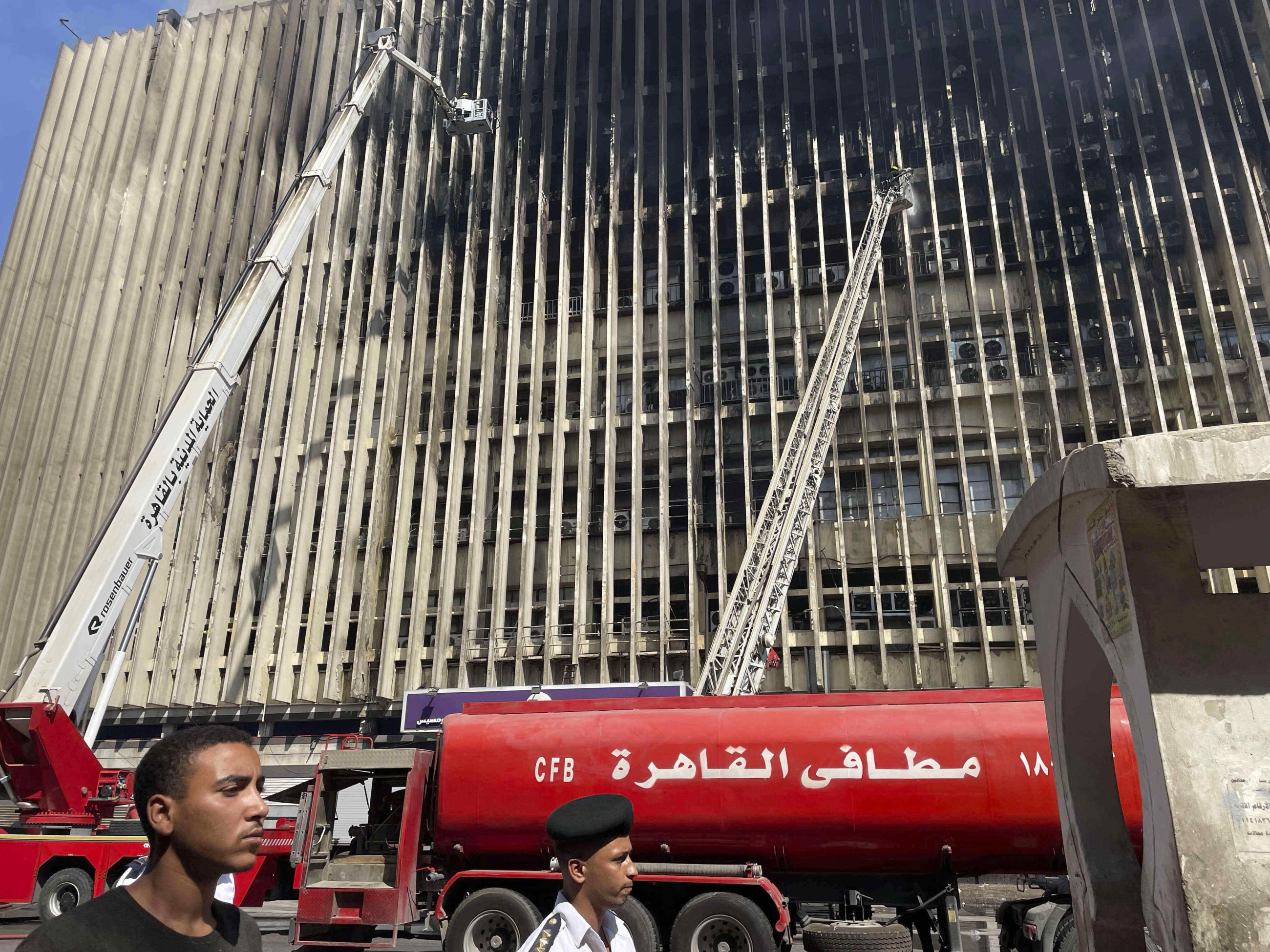Cairo telecom building fire kills 4, injures 26; limited flight delays after blaze sparks outage