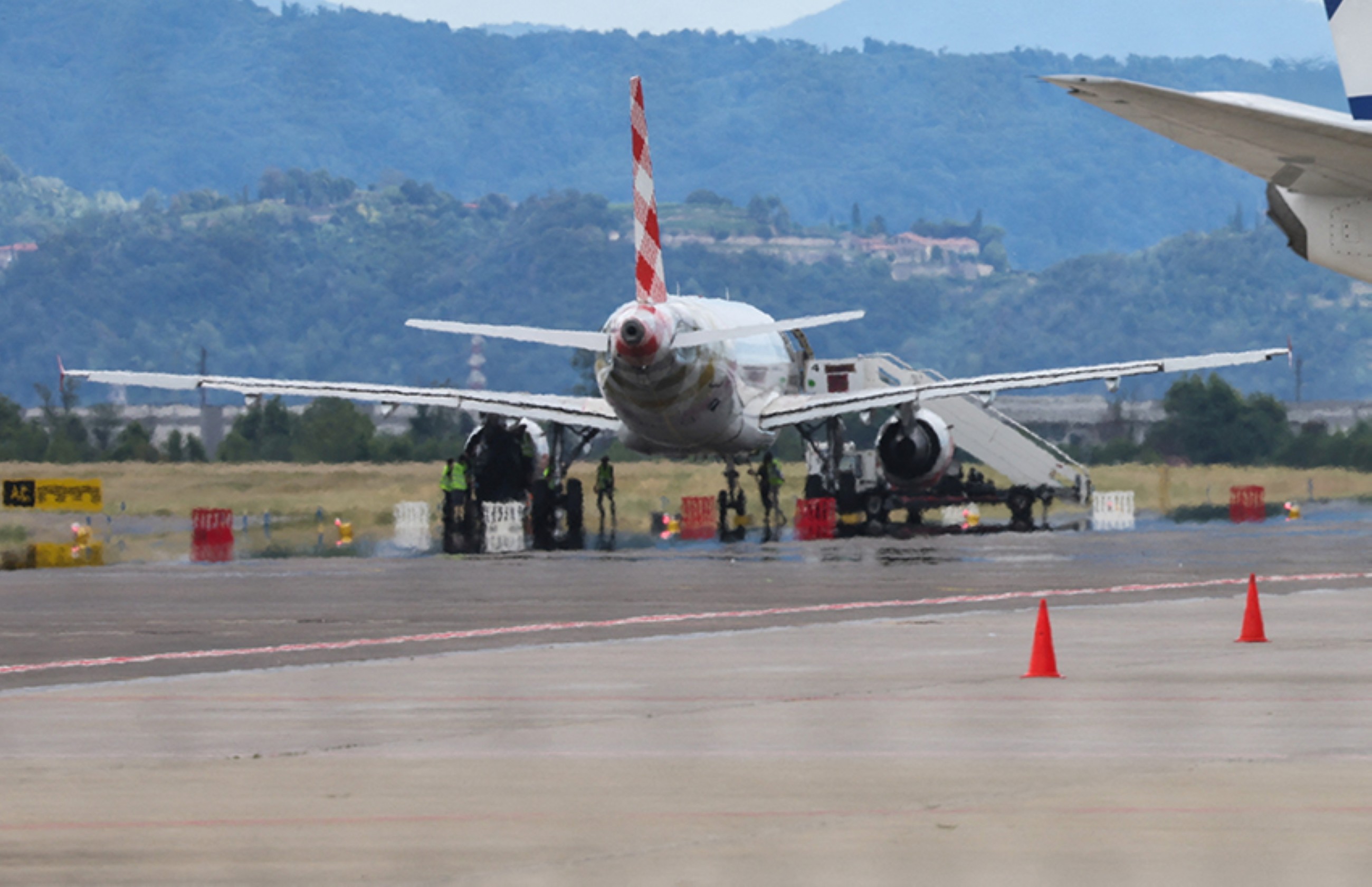 VIDEO: Man dies after being sucked into plane engine at Italy airport