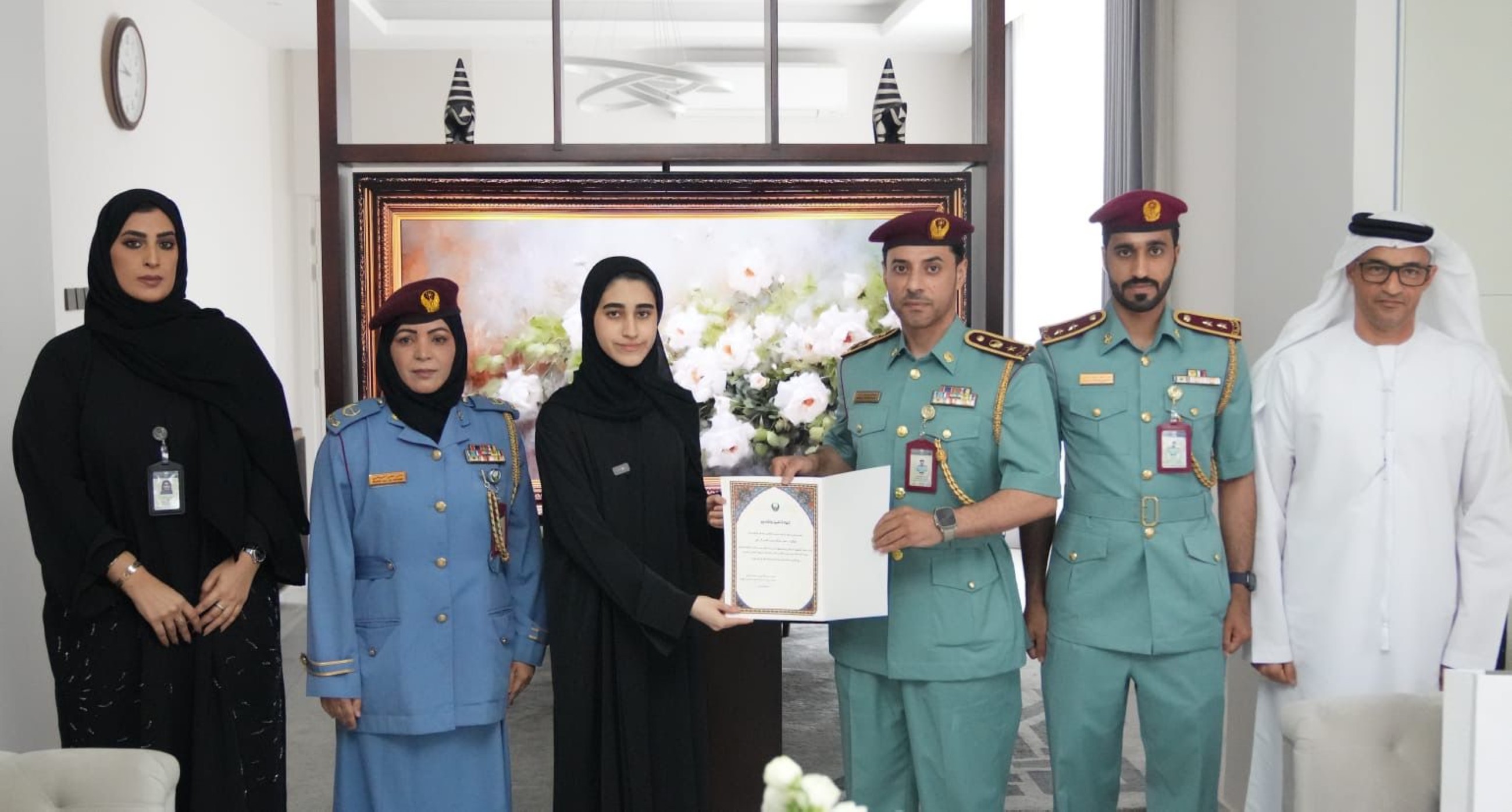 RAK Police honour student for achieving top rank at national level