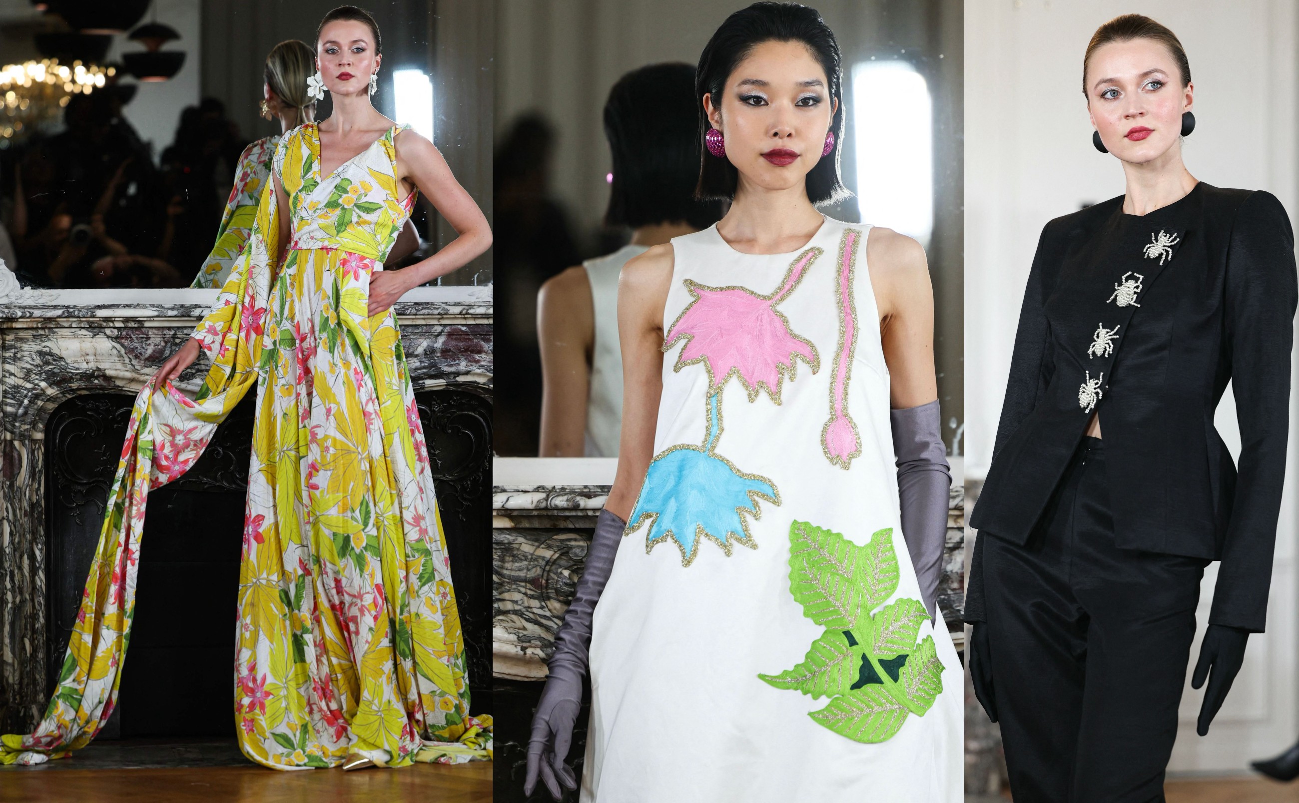 Ayissi fuses African tradition with Parisian craft at fall couture show