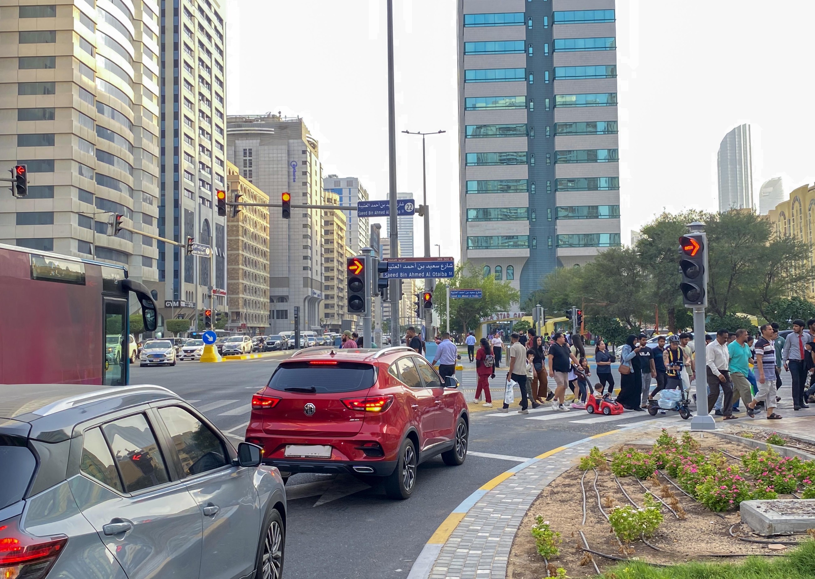 New pedestrian traffic lights installed at Abu Dhabi intersections