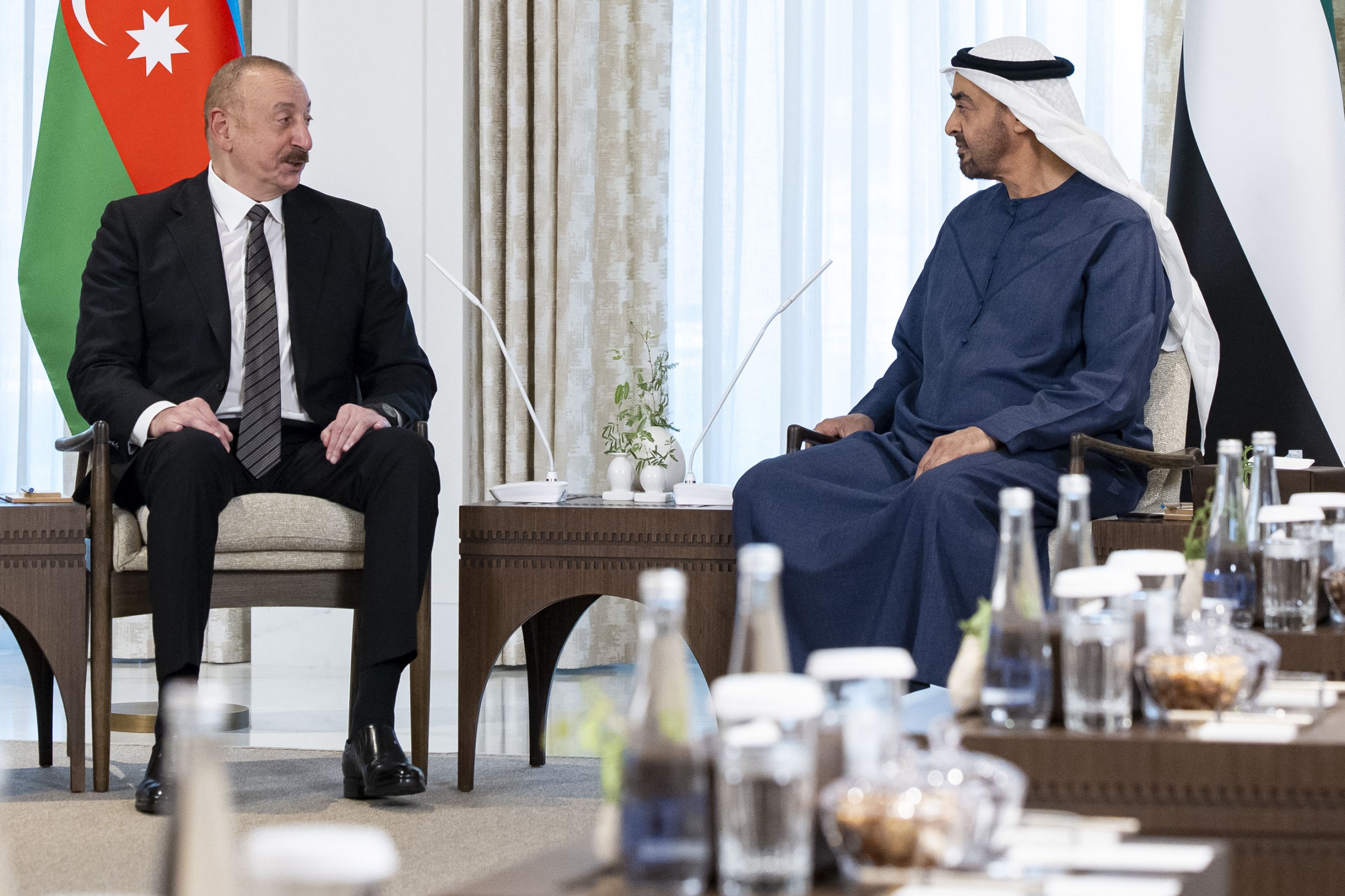 UAE, Azerbaijan Presidents stress on joint efforts to promote peace in region and globally