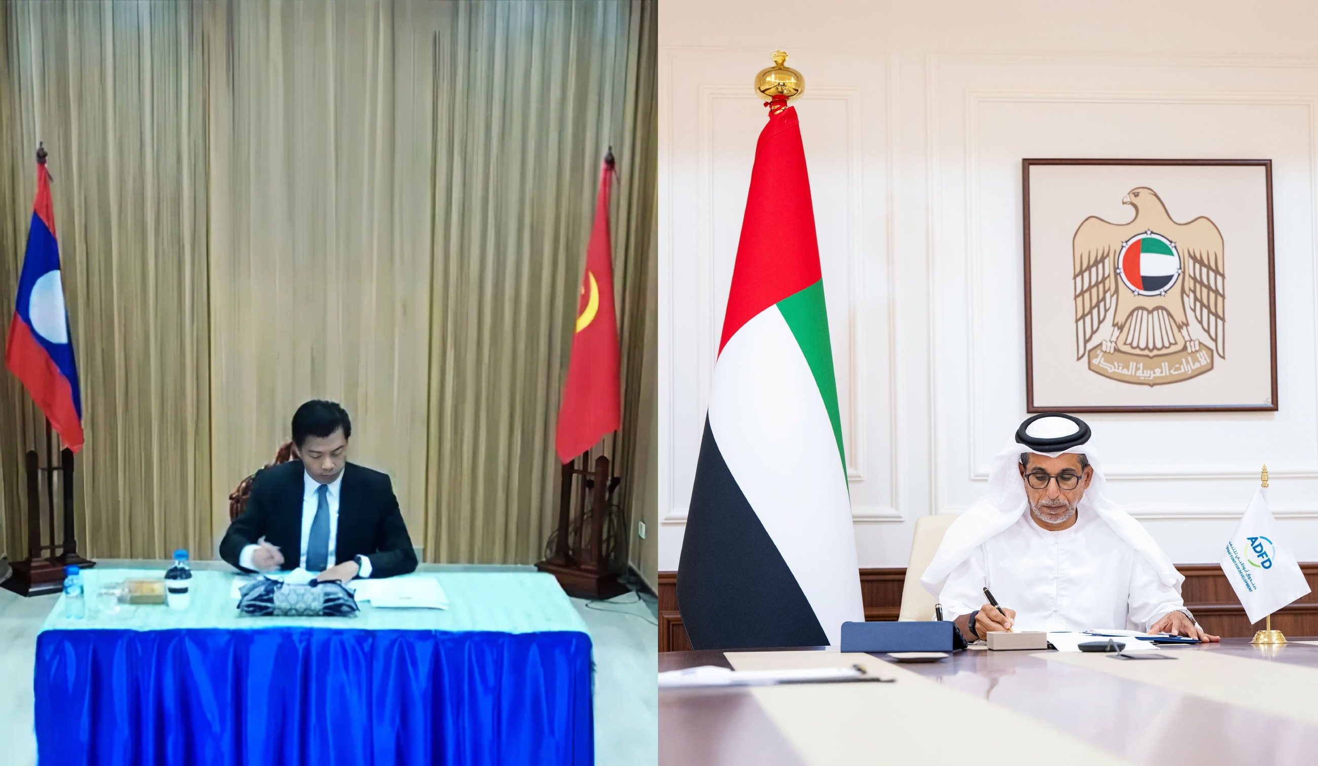 ADFD signs first financing agreement with Laos for Dhs73.5 million road project