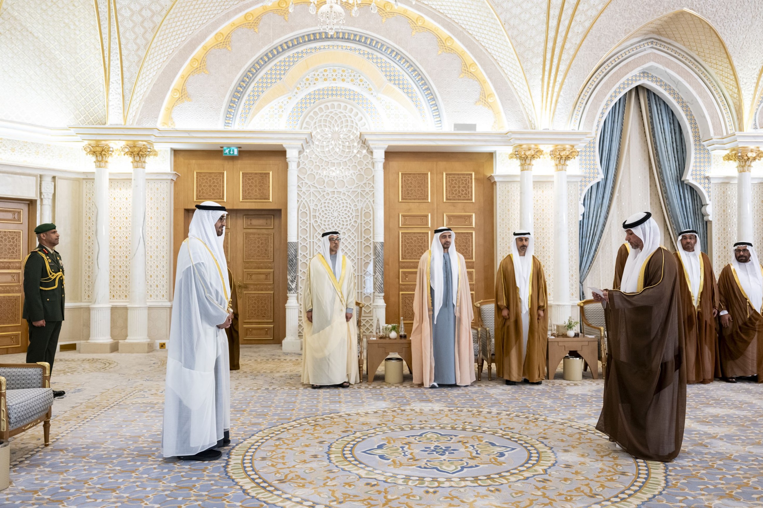 President receives credentials of new envoys, witnesses oath-taking of UAE ambassador to Brazil