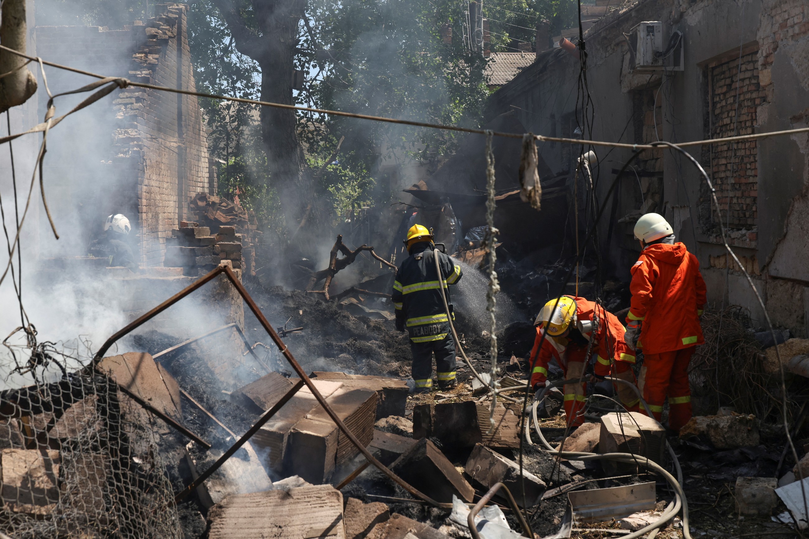 Russia blasts Kyiv with another missile and drone barrage, killing at least 2
