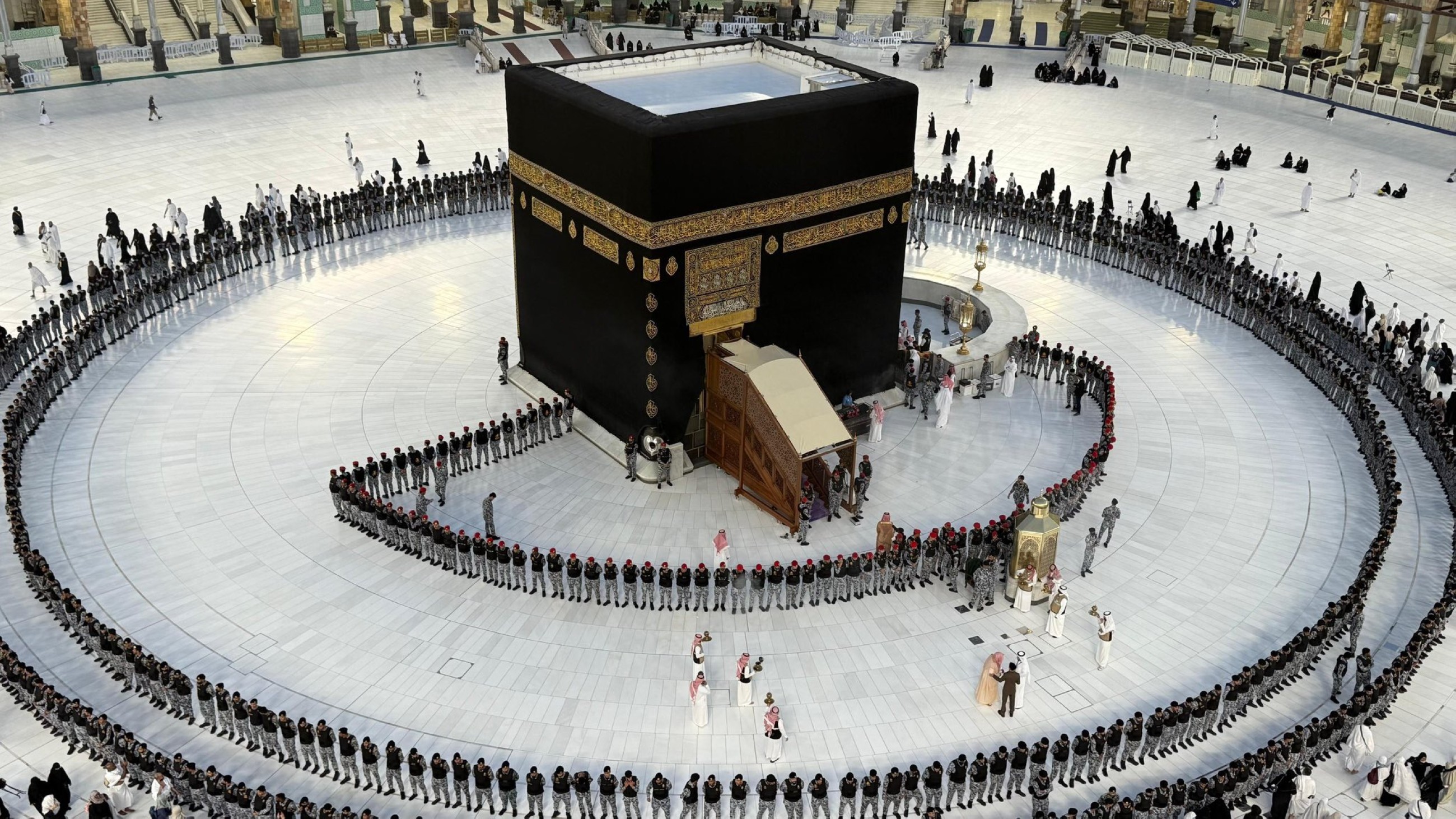 VIDEO: Holy Kaaba washed with Zamzam and rose water in sacred ceremony