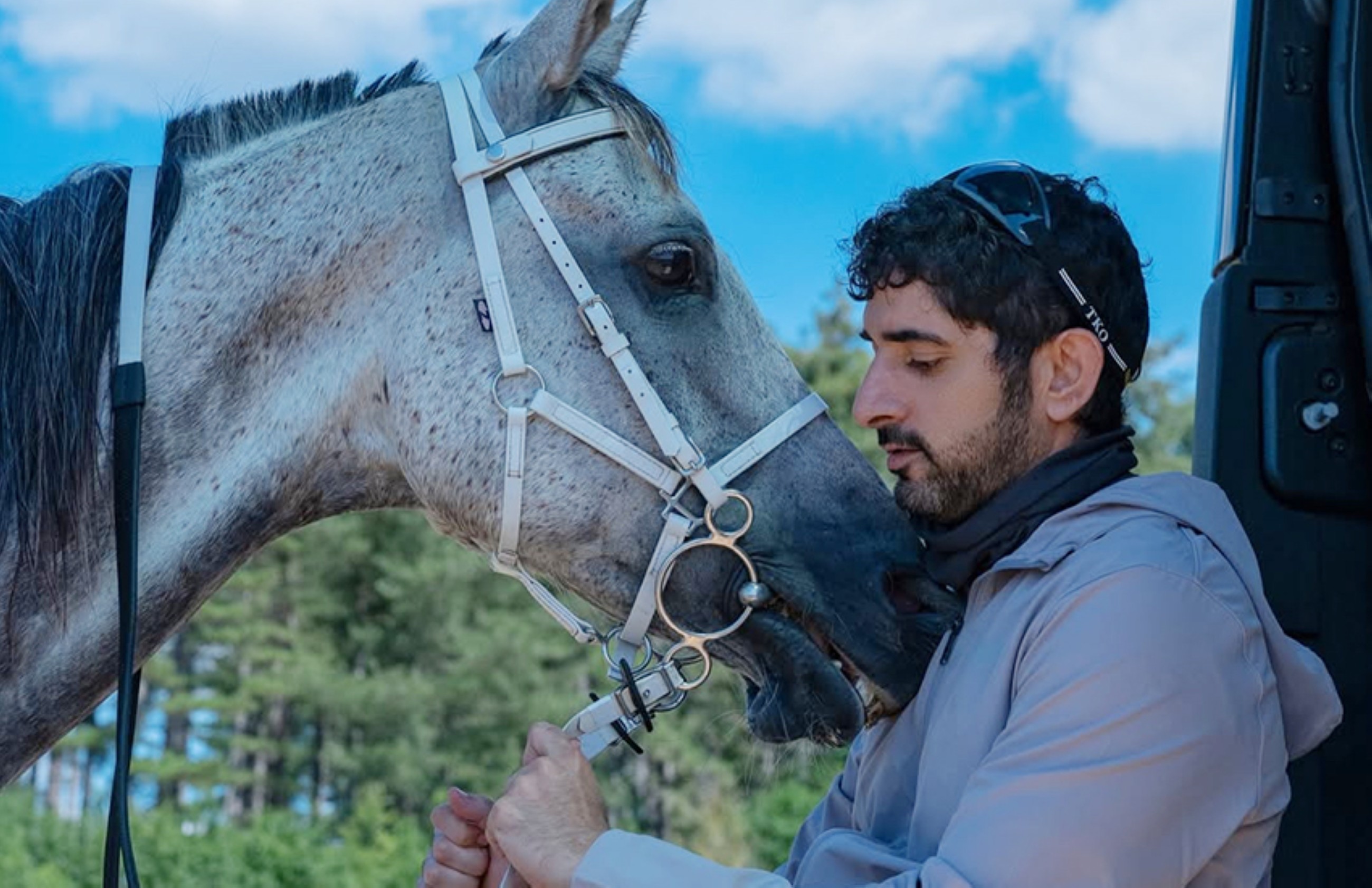 VIDEO: Sheikh Hamdan rides horse during his vacation in English countryside