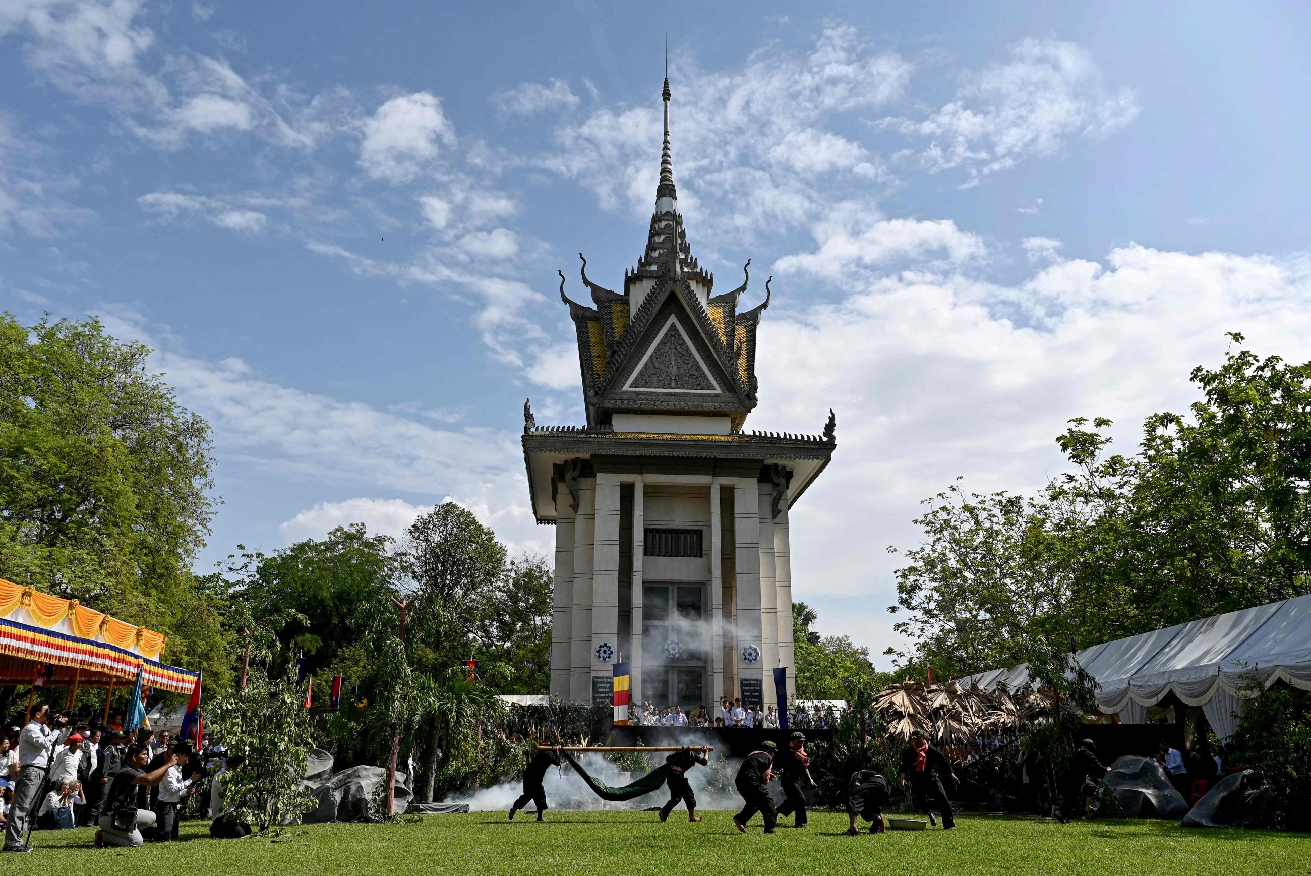 Three Cambodian sites of Khmer Rouge brutality added to Unesco heritage list