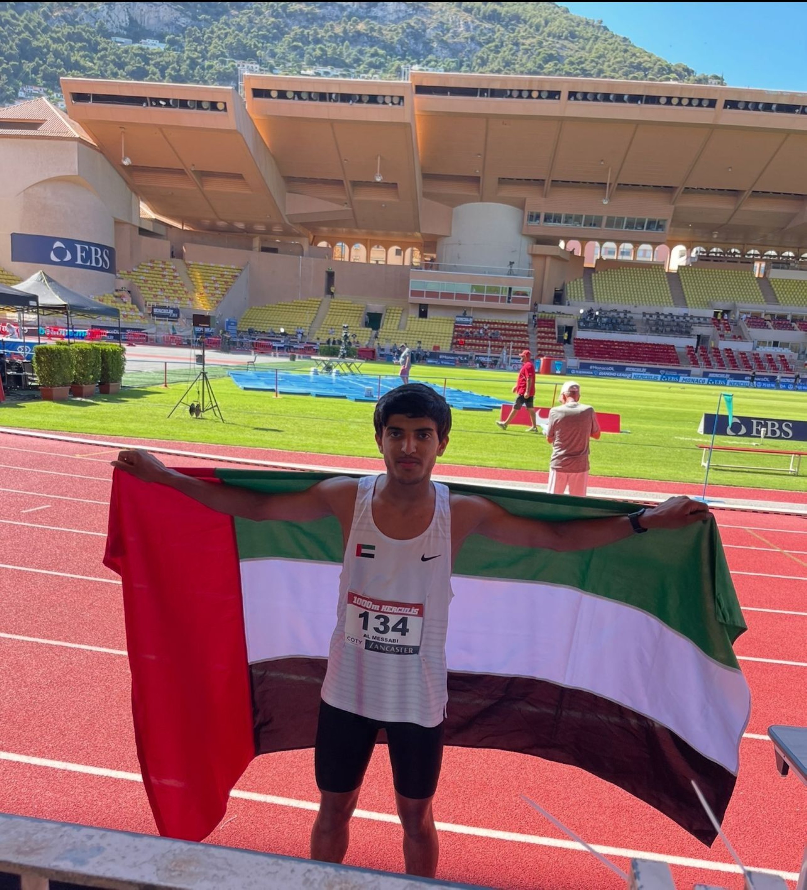 UAE runner Al Musabbi wins gold in 1,000m youth race at Monaco Diamond League