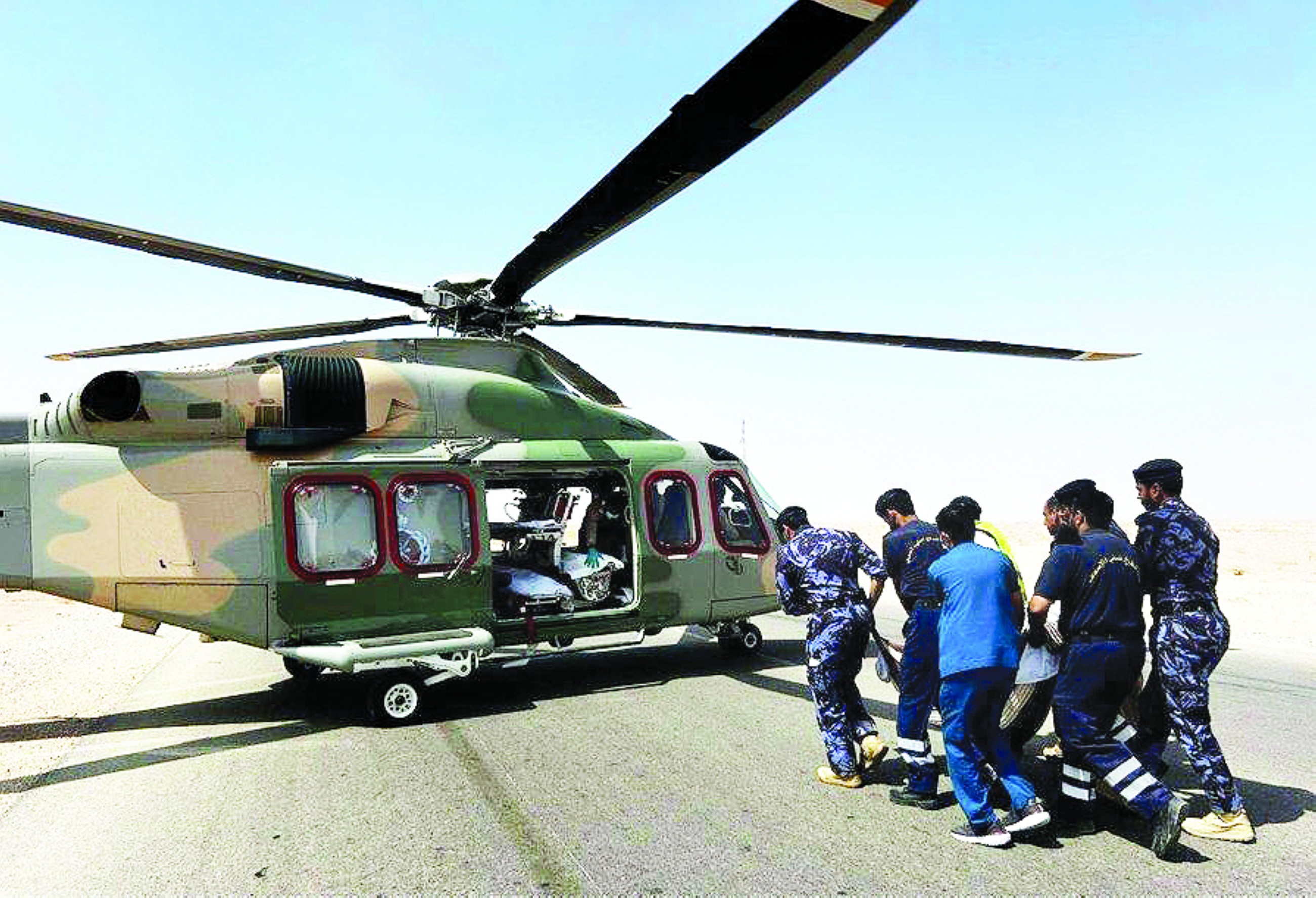 Emiratis injured in Oman road accident airlifted