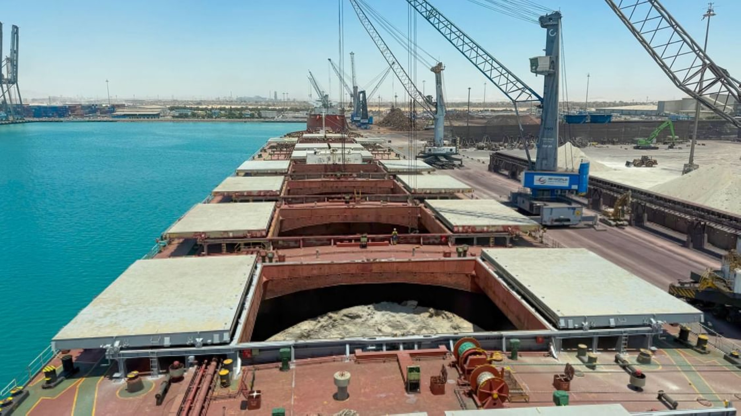 DP World Egypt handled largest slag vessel