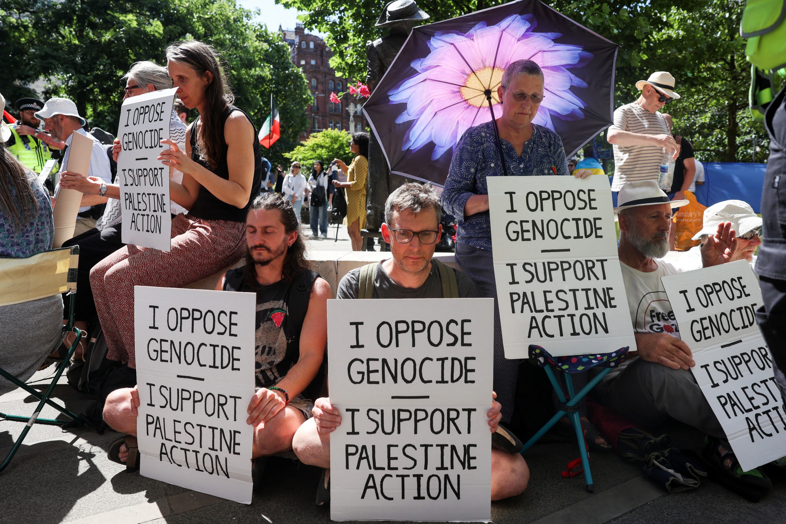 British police arrest scores more Palestine Action group supporters