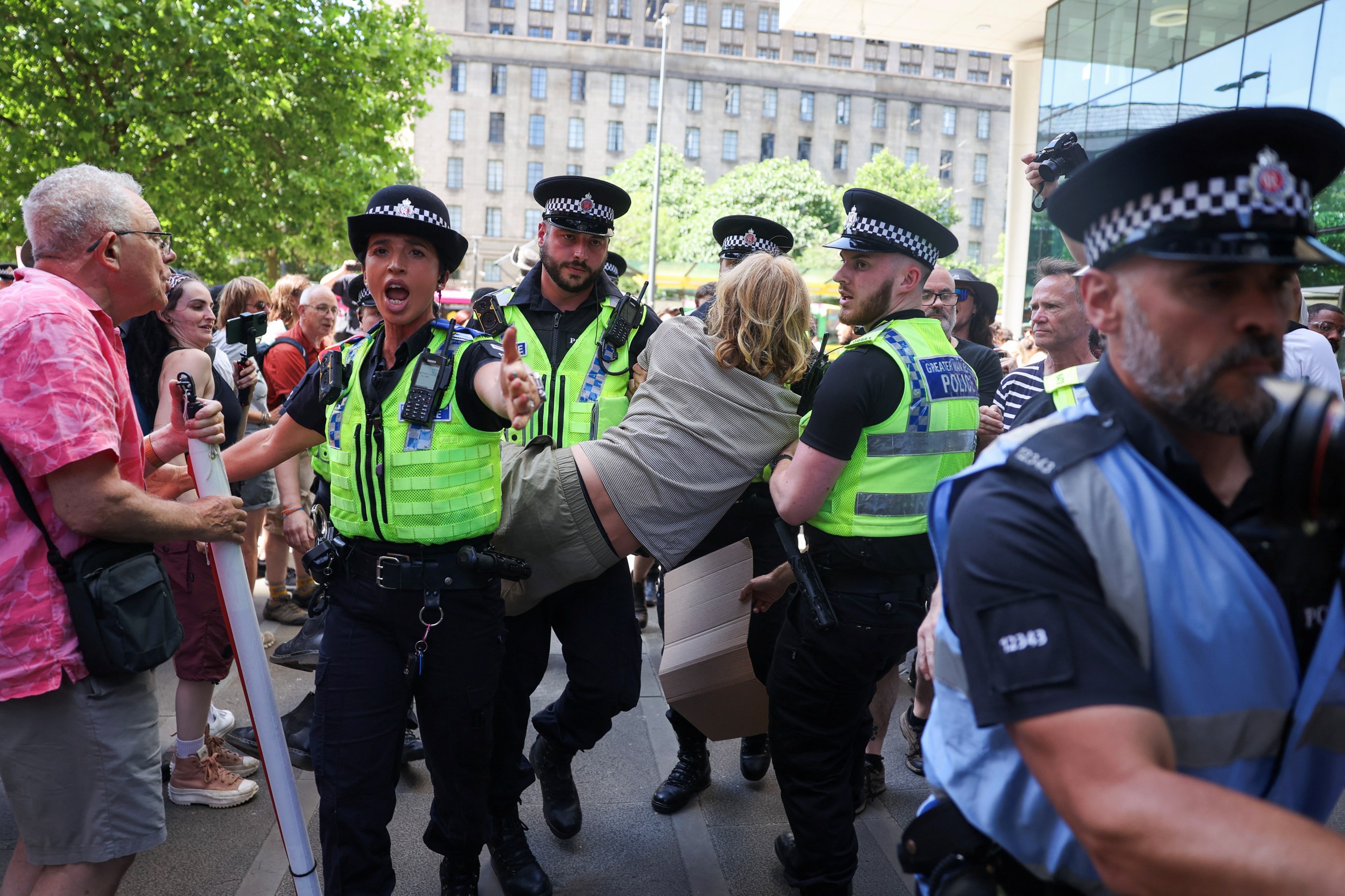 British police arrest scores more Palestine Action group supporters