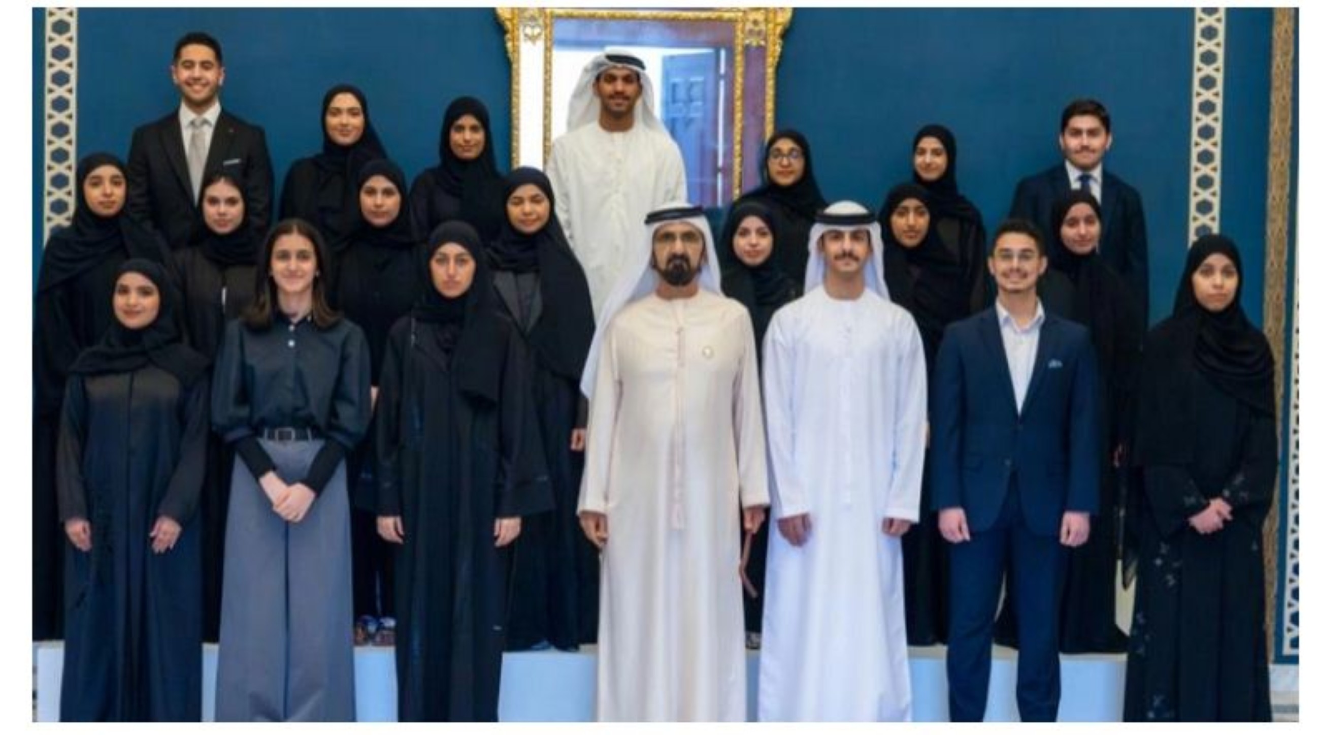 Mohammed Bin Rashid congratulates top high school achievers