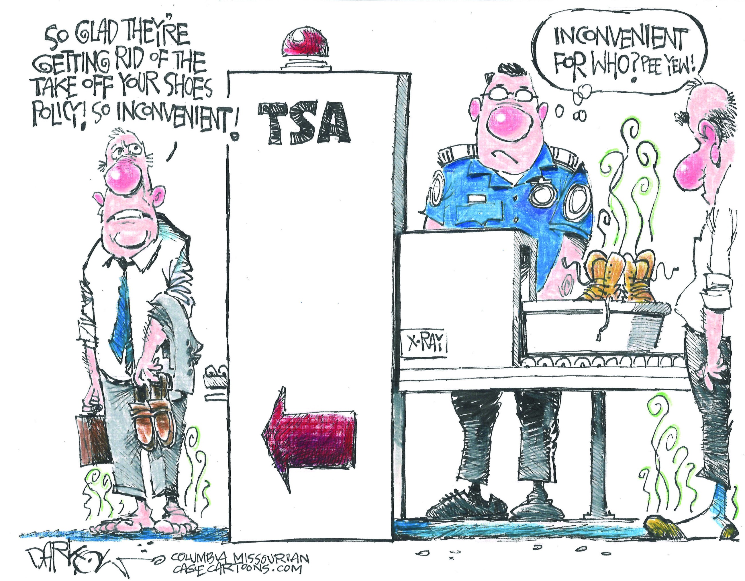TSA ends shoe removal