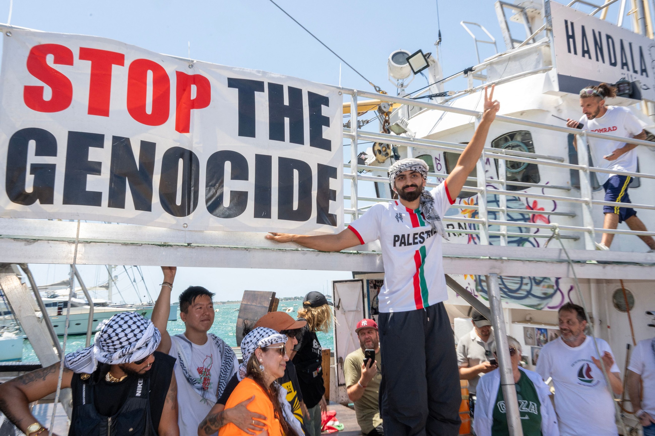 New Gaza-bound aid boat leaves Italy