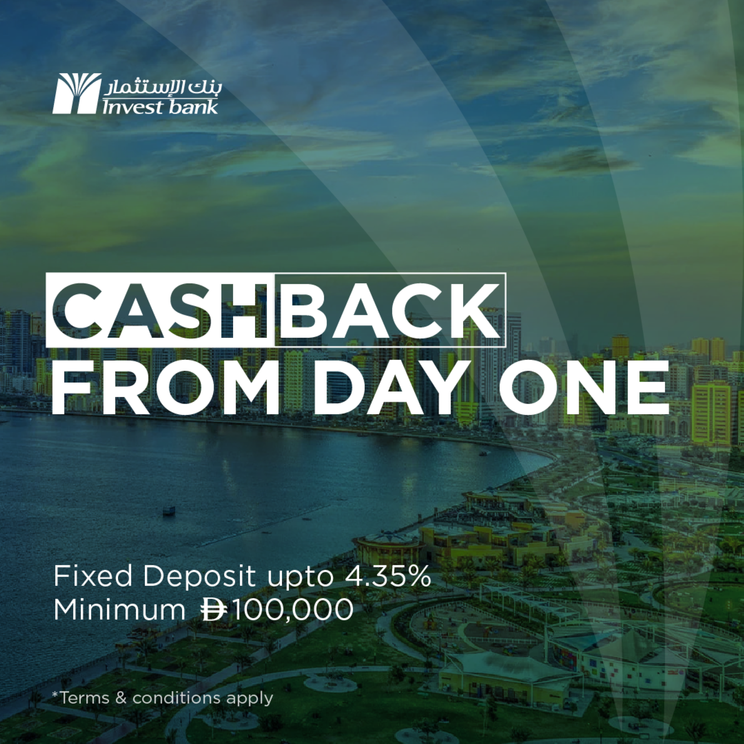 'Earn on Day One': Invest bank rolls out new cash-back fixed deposit