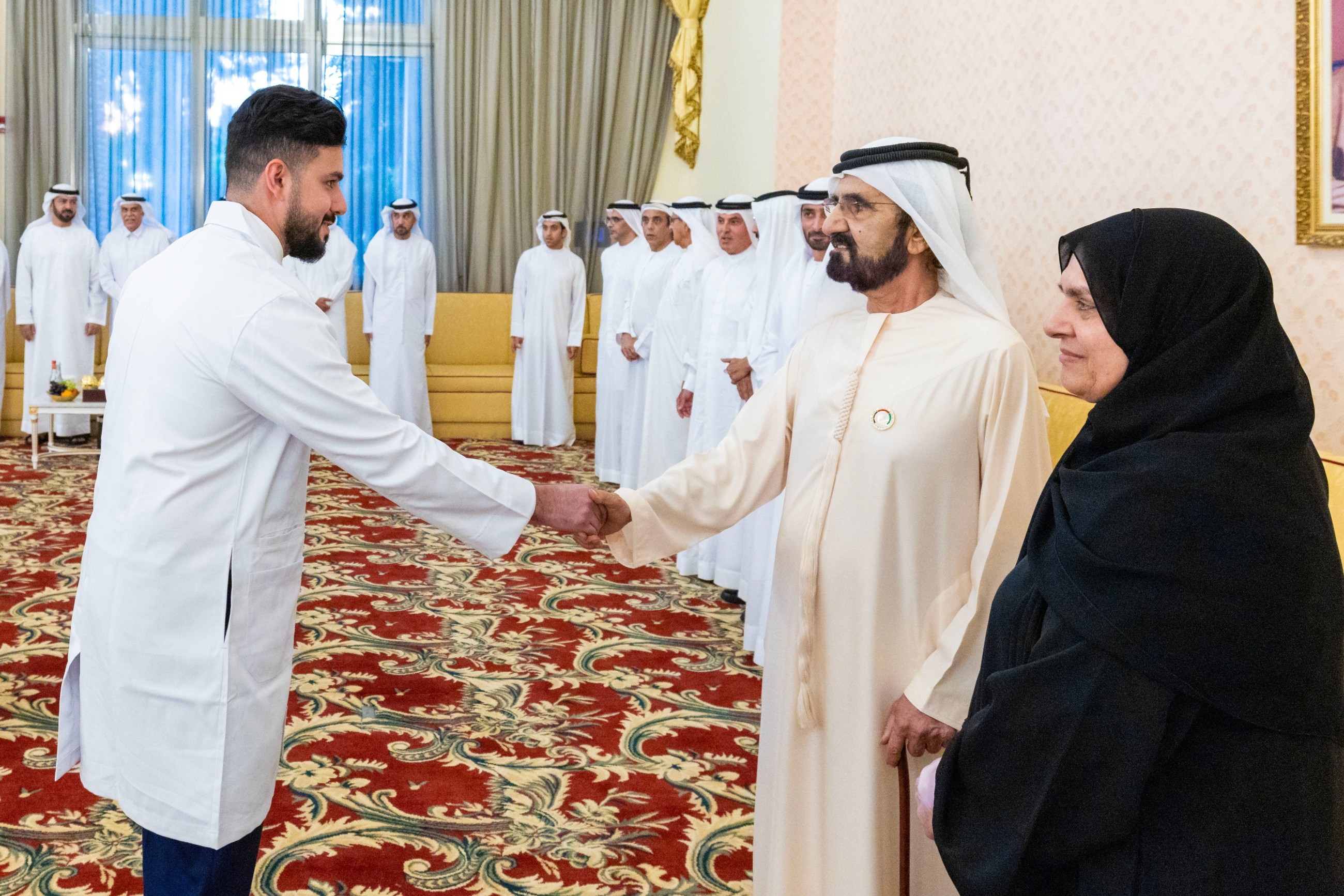 Sheikh Mohammed meets top-performing medical graduates of MBRU in Dubai