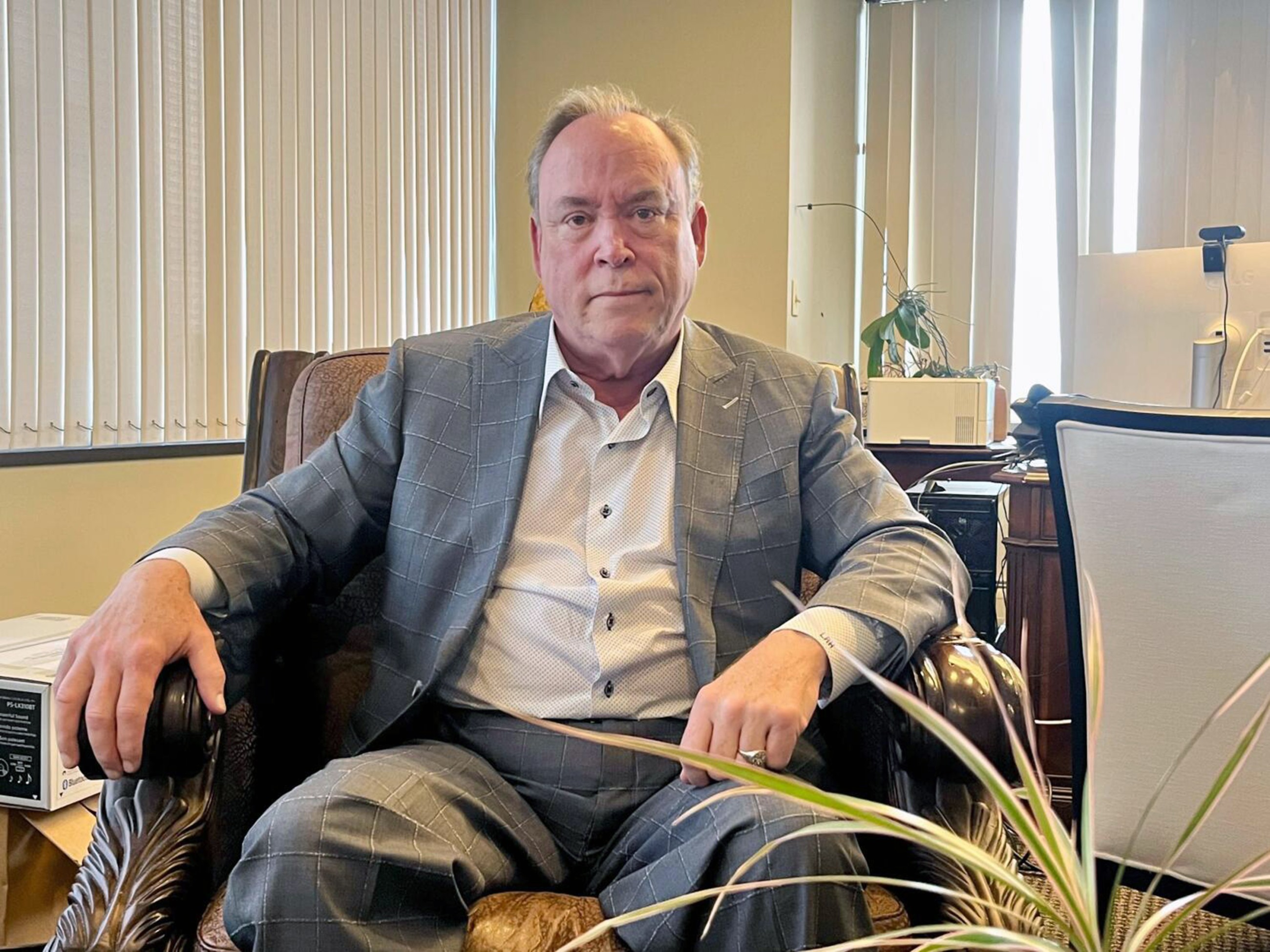 Roger Hutson tried to keep Trump from a second term
