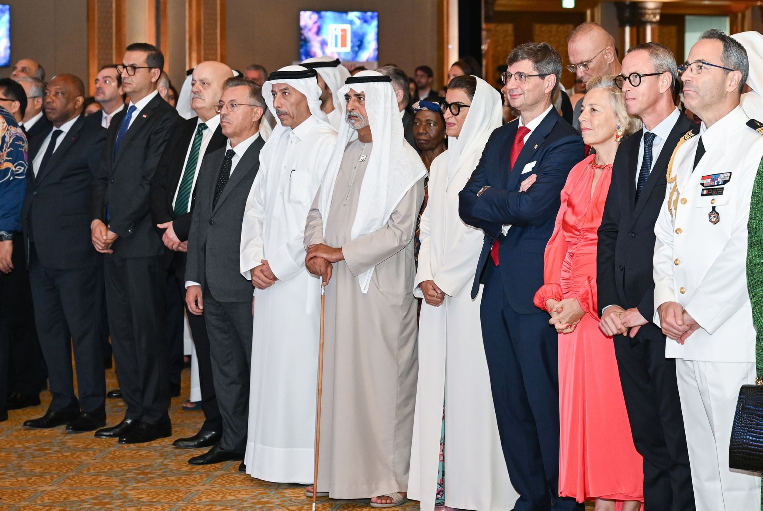 Nahyan Bin Mubarak graces Bastille Day event