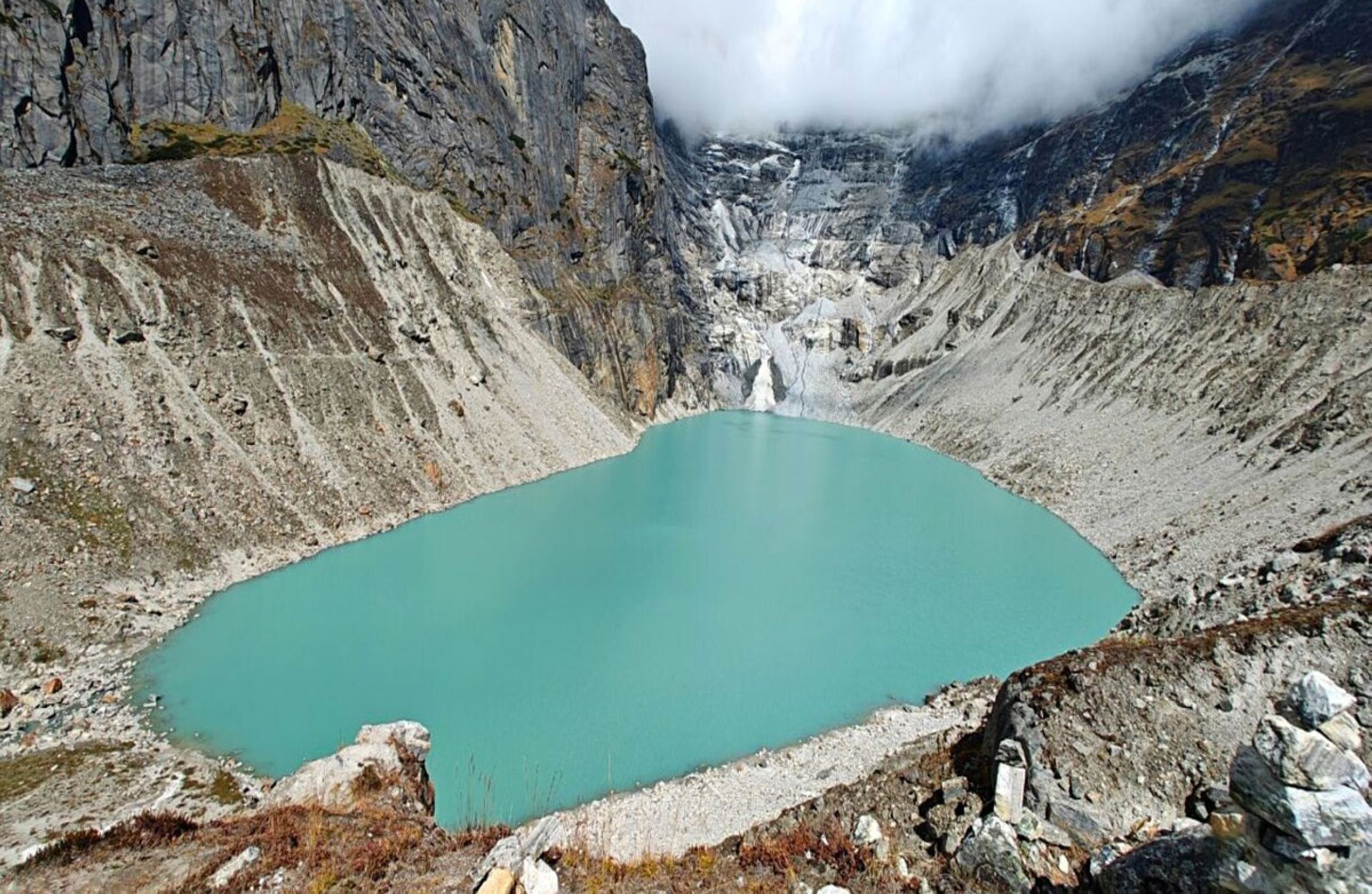 Expanding and melting glacial lakes pose huge dangers