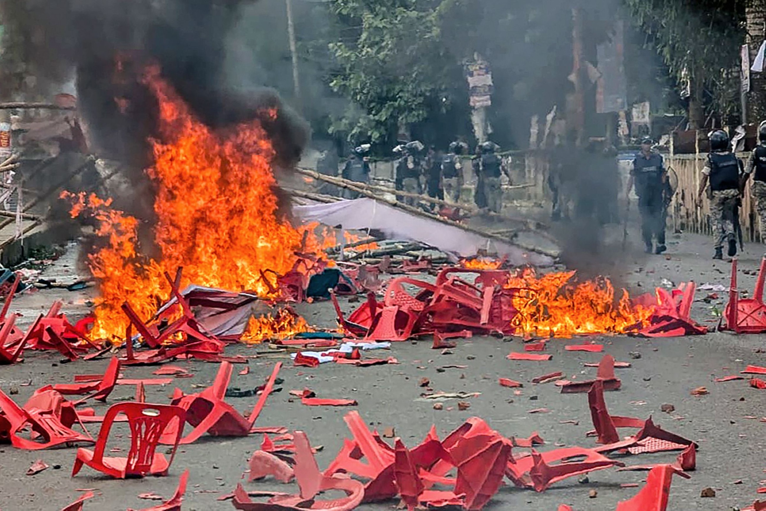 Four killed in Bangladesh after clashes in ousted PM Hasina's hometown